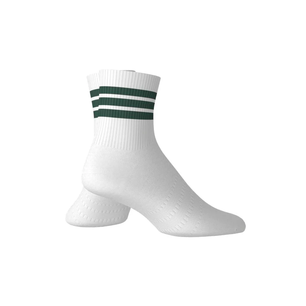 Adidas Chaussettes Mi-Mollet 3 bandes Vert/Blanc - Image 11