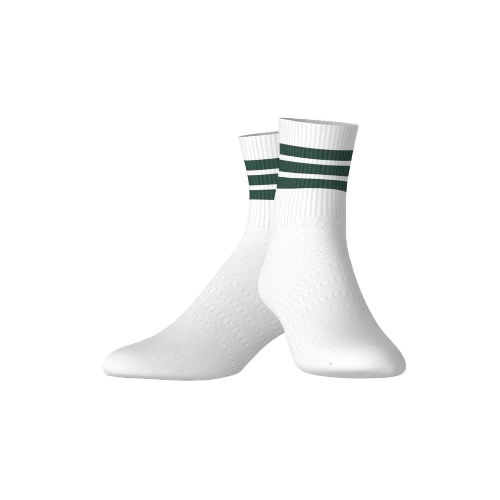 Adidas Chaussettes Mi-Mollet 3 bandes Vert/Blanc - Image 12