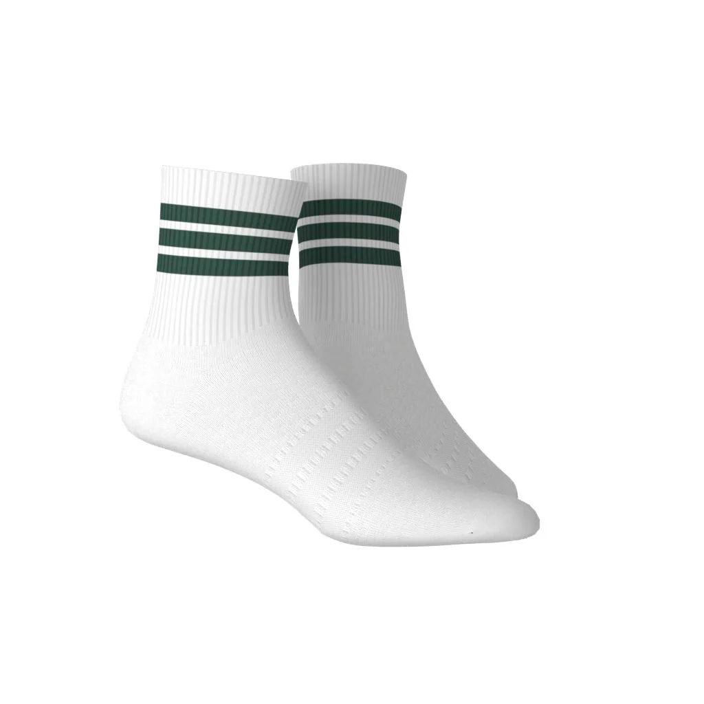 Adidas Chaussettes Mi-Mollet 3 bandes Vert/Blanc - Image 9