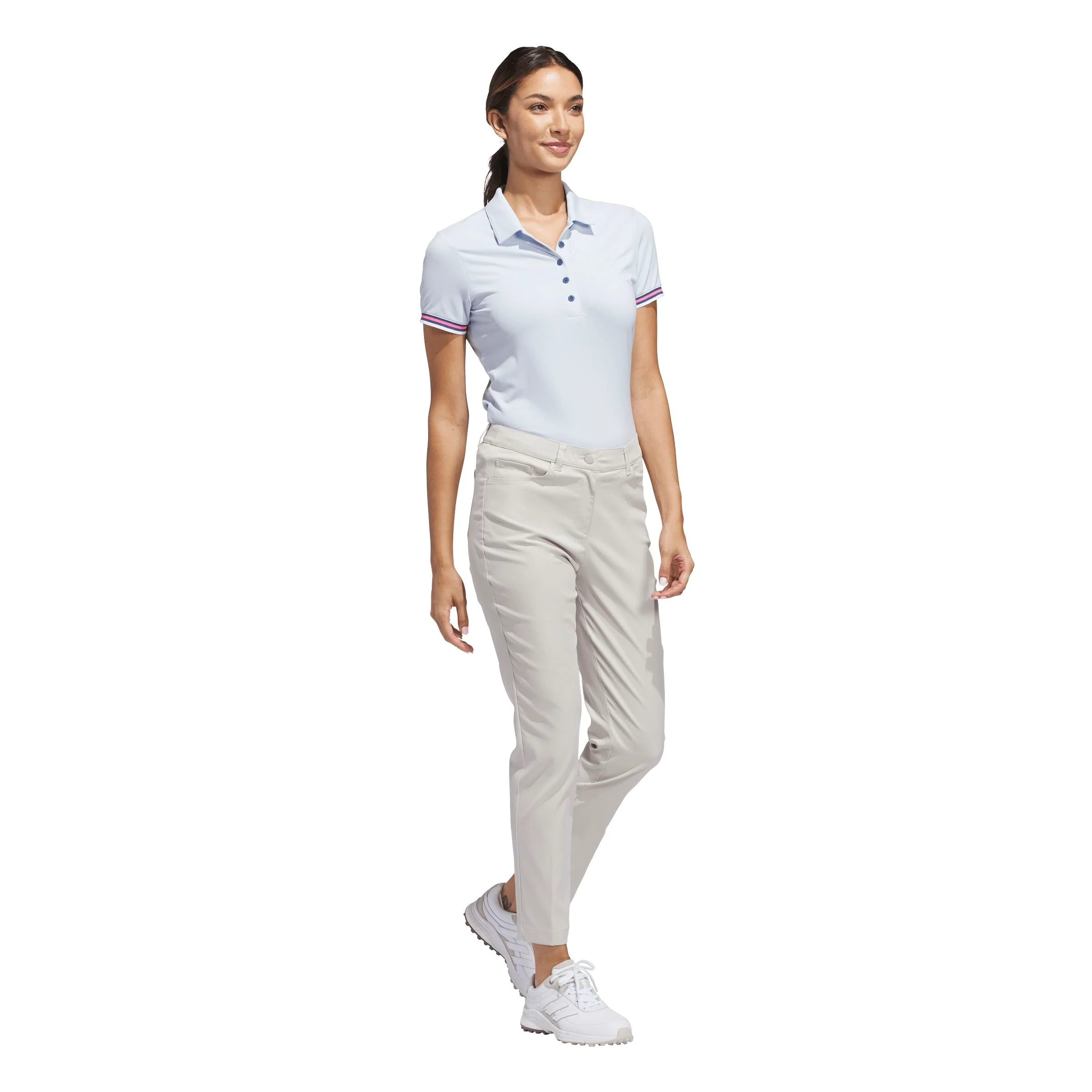 Adidas Pantalon Femme ULTIMATE 5 poches Beige - Image 5