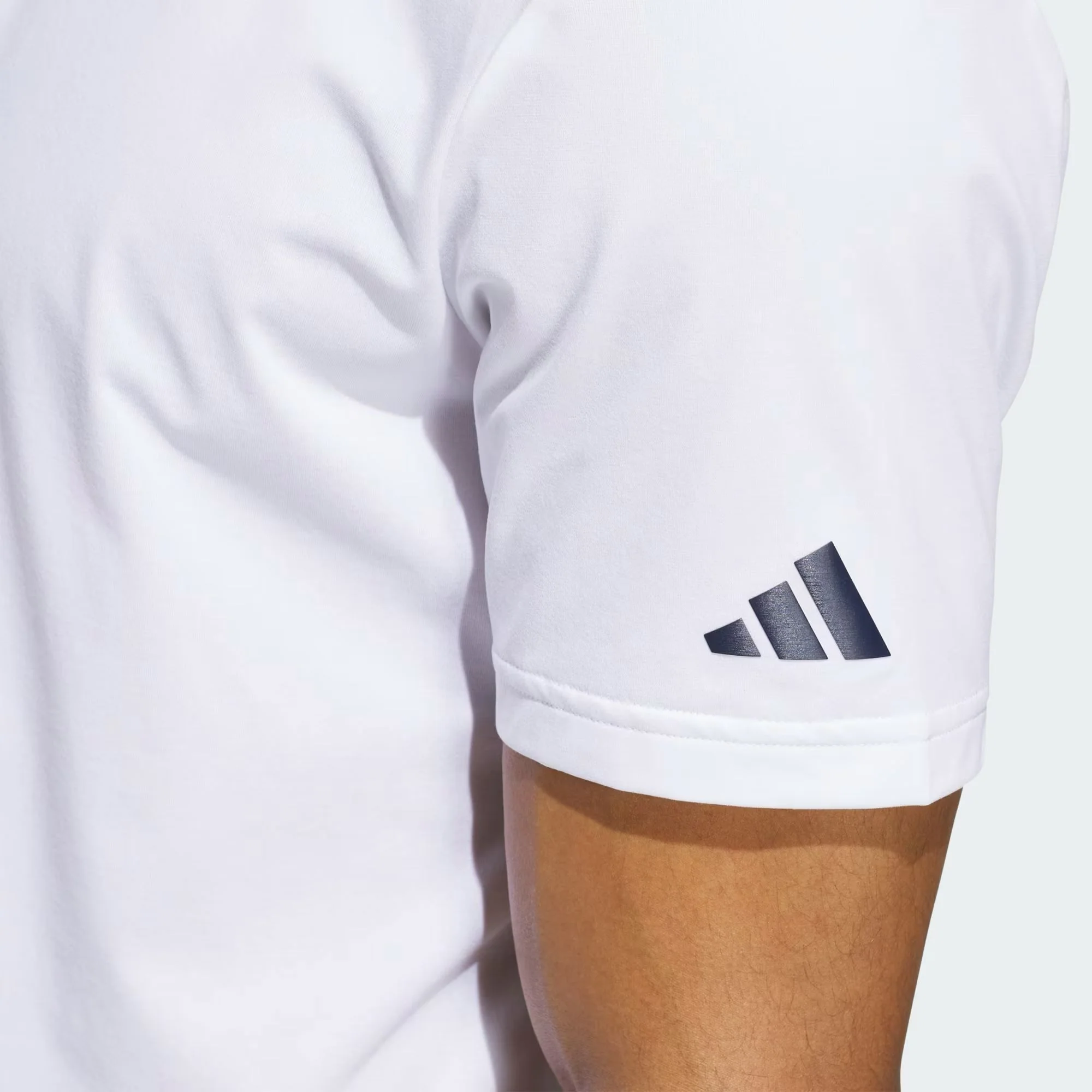 Adidas Polo BEYOND TWISTKNIT blanc - Image 6