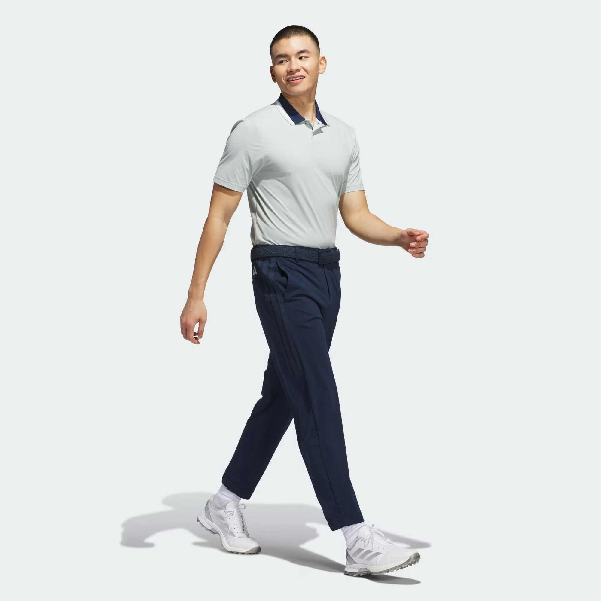 Adidas Polo BEYOND TWISTKNIT wonder Silver - Image 4