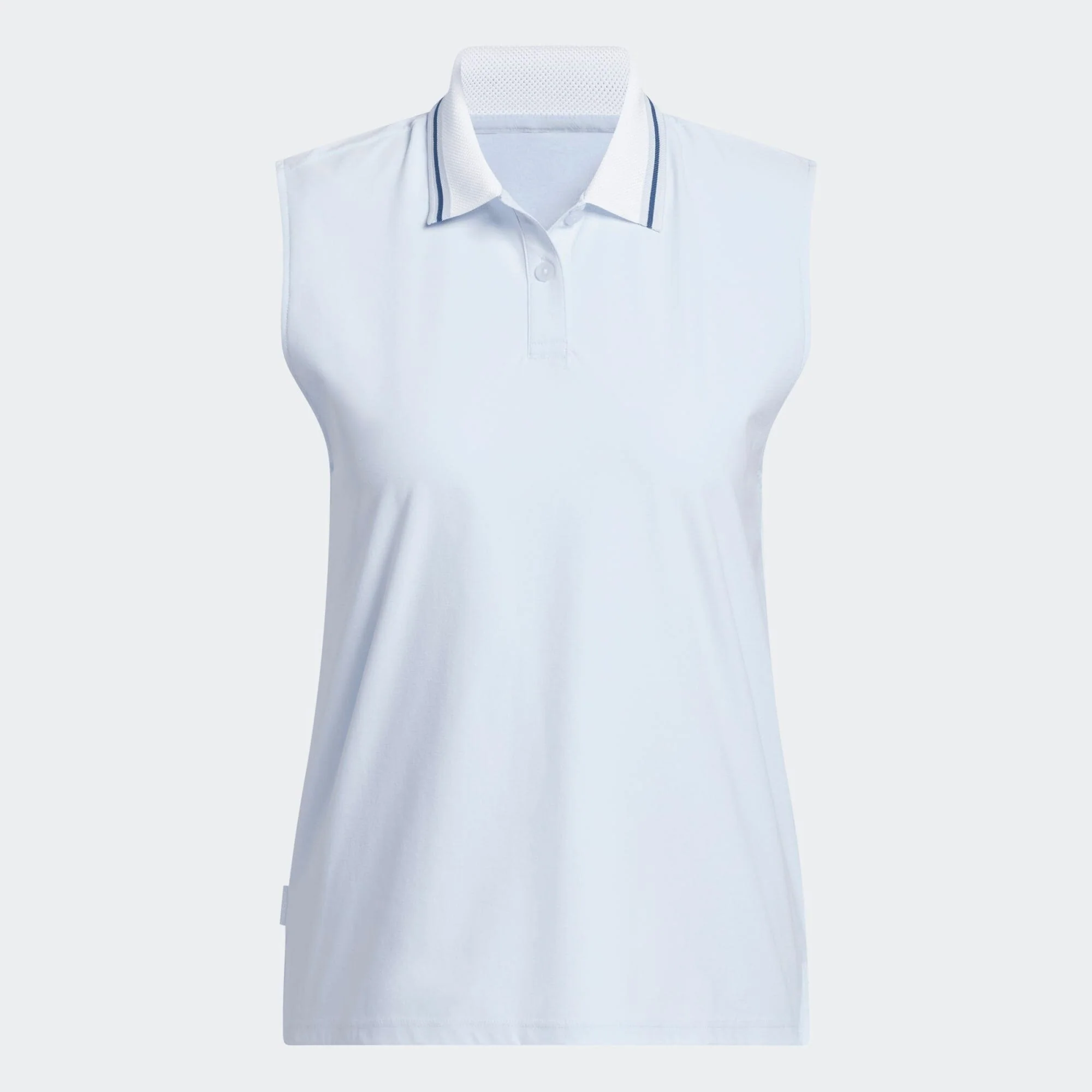 Adidas Polo de golf sans manches TWISTKNIT Bleu Ciel - Image 3