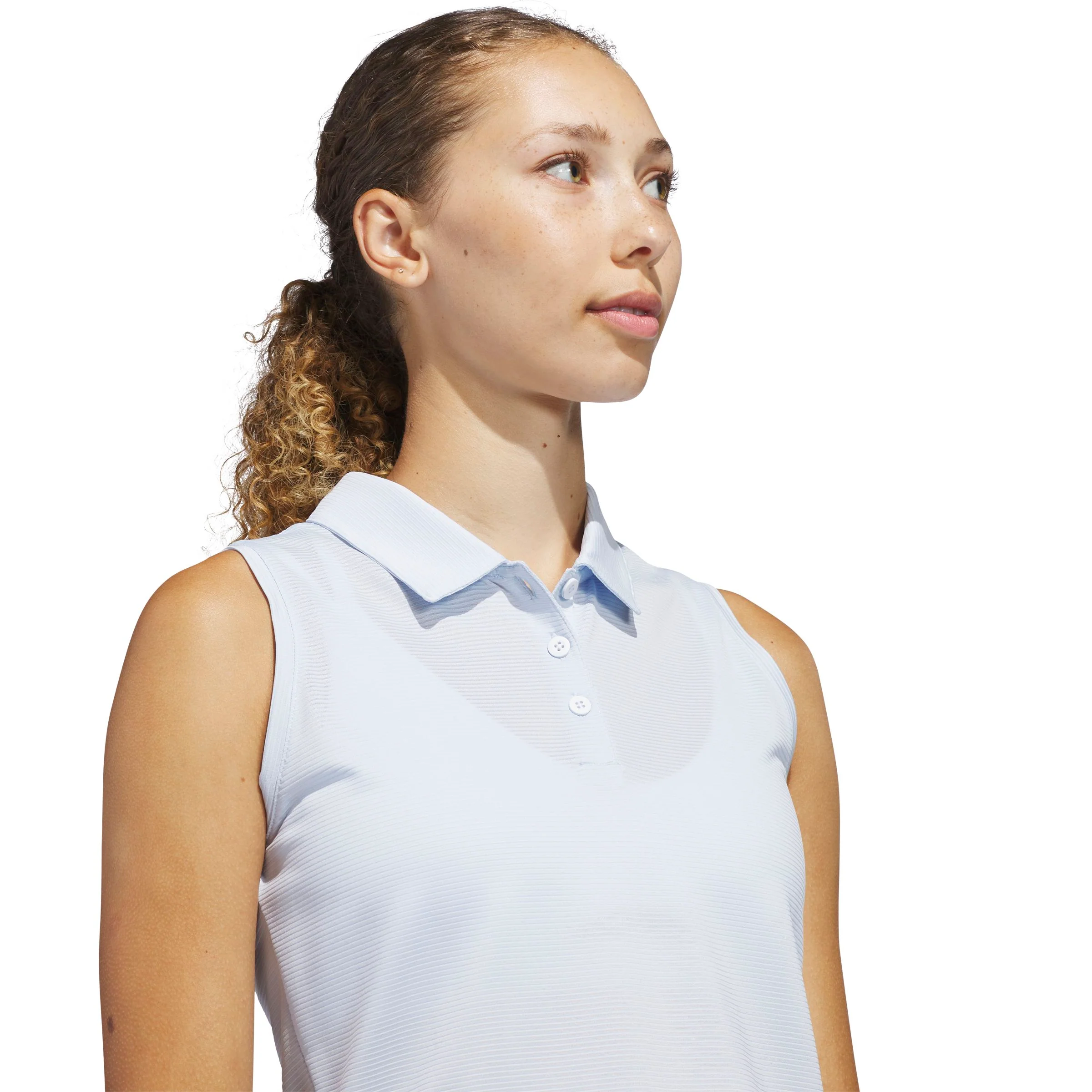 Adidas Polo Femme sans manches Ottoman Bleu Ciel - Image 4