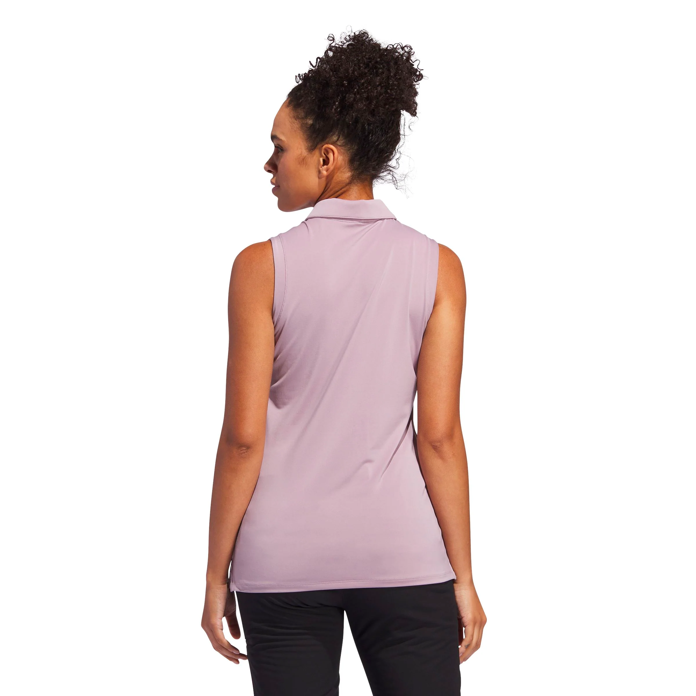 Adidas polo femme ultimate solid sans manche figue - Image 2