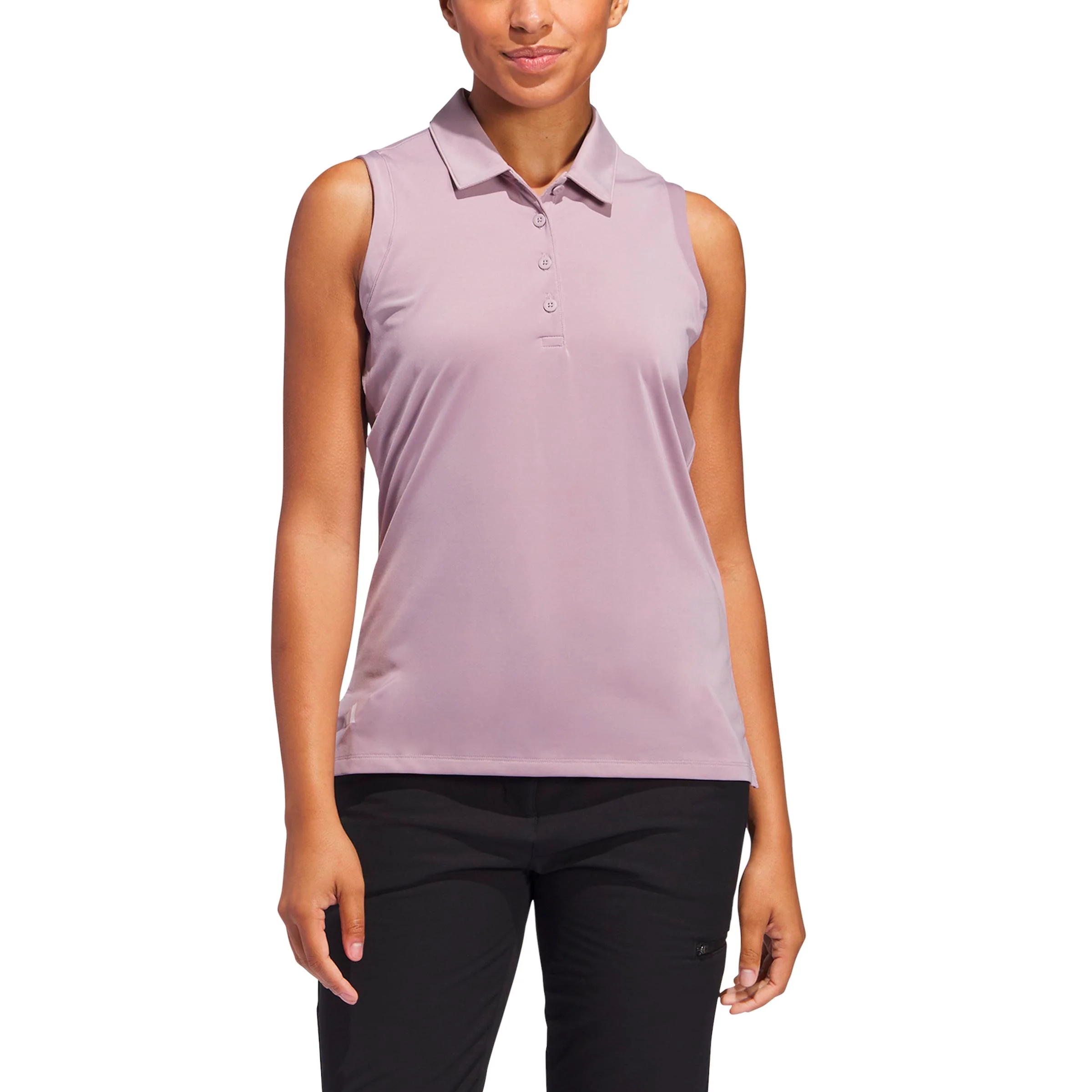 Adidas polo femme ultimate solid sans manche figue - Image 4
