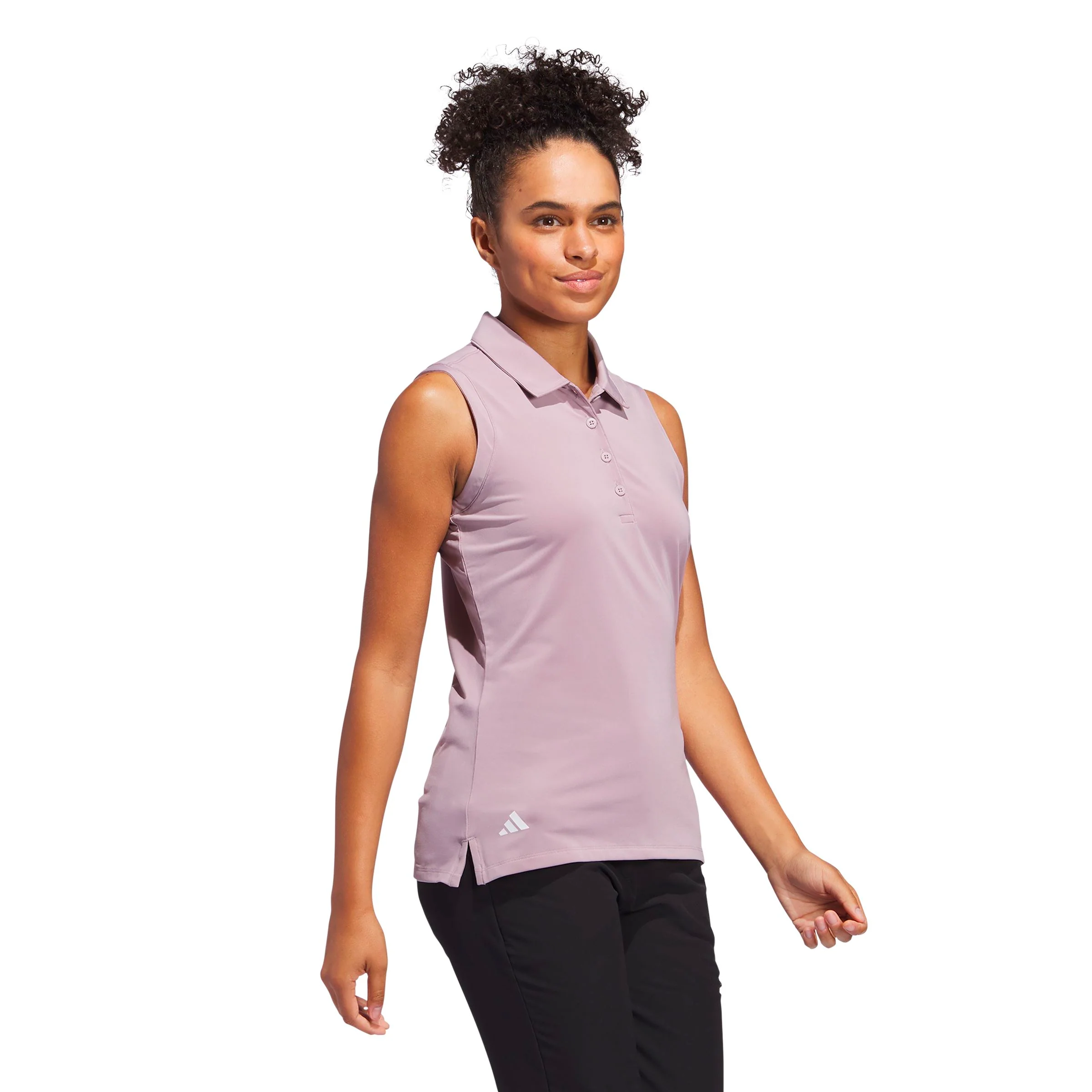 Adidas polo femme ultimate solid sans manche figue - Image 5