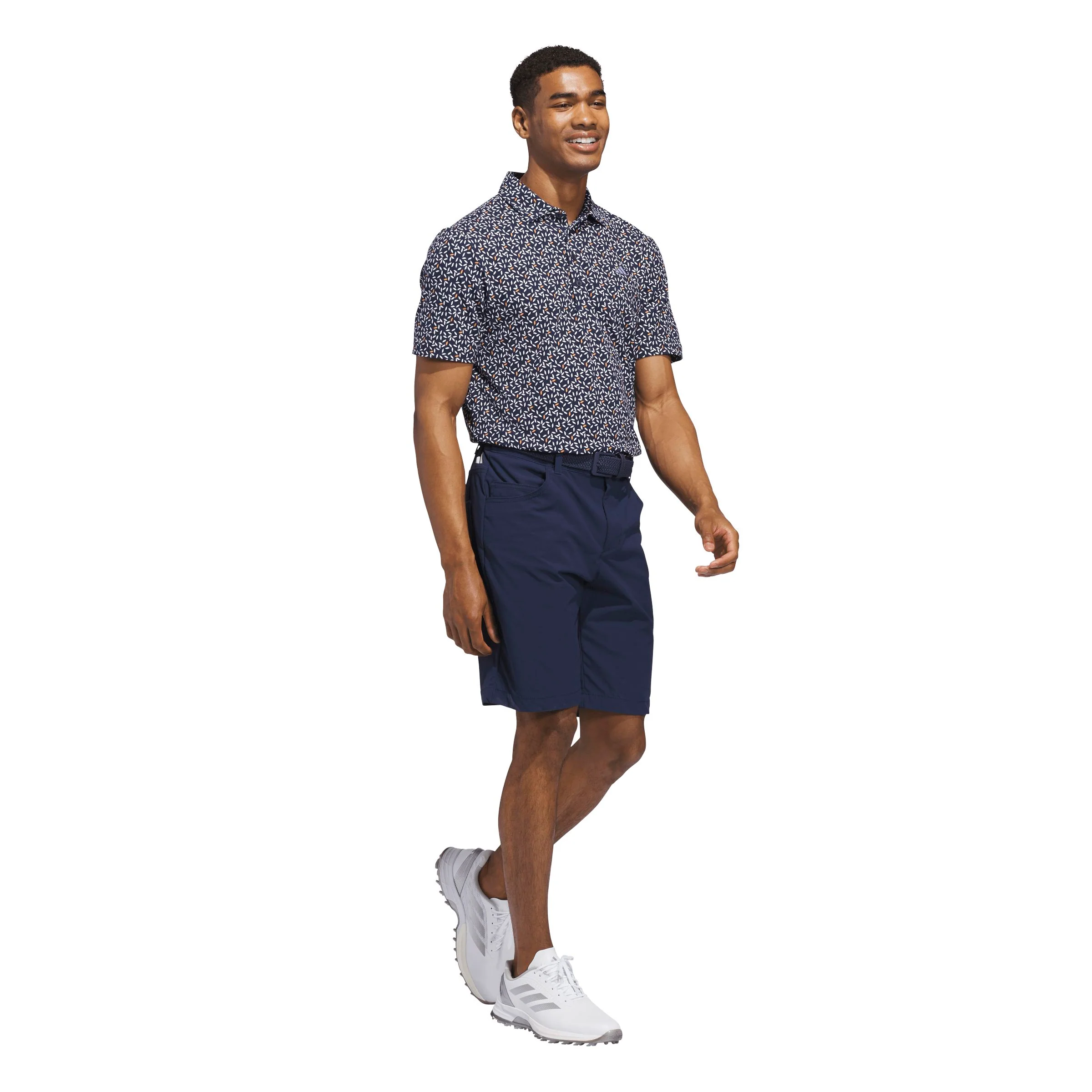 Adidas Polo Imprimé Doux ULTIMATE365+ Marine/Blanc - Image 15