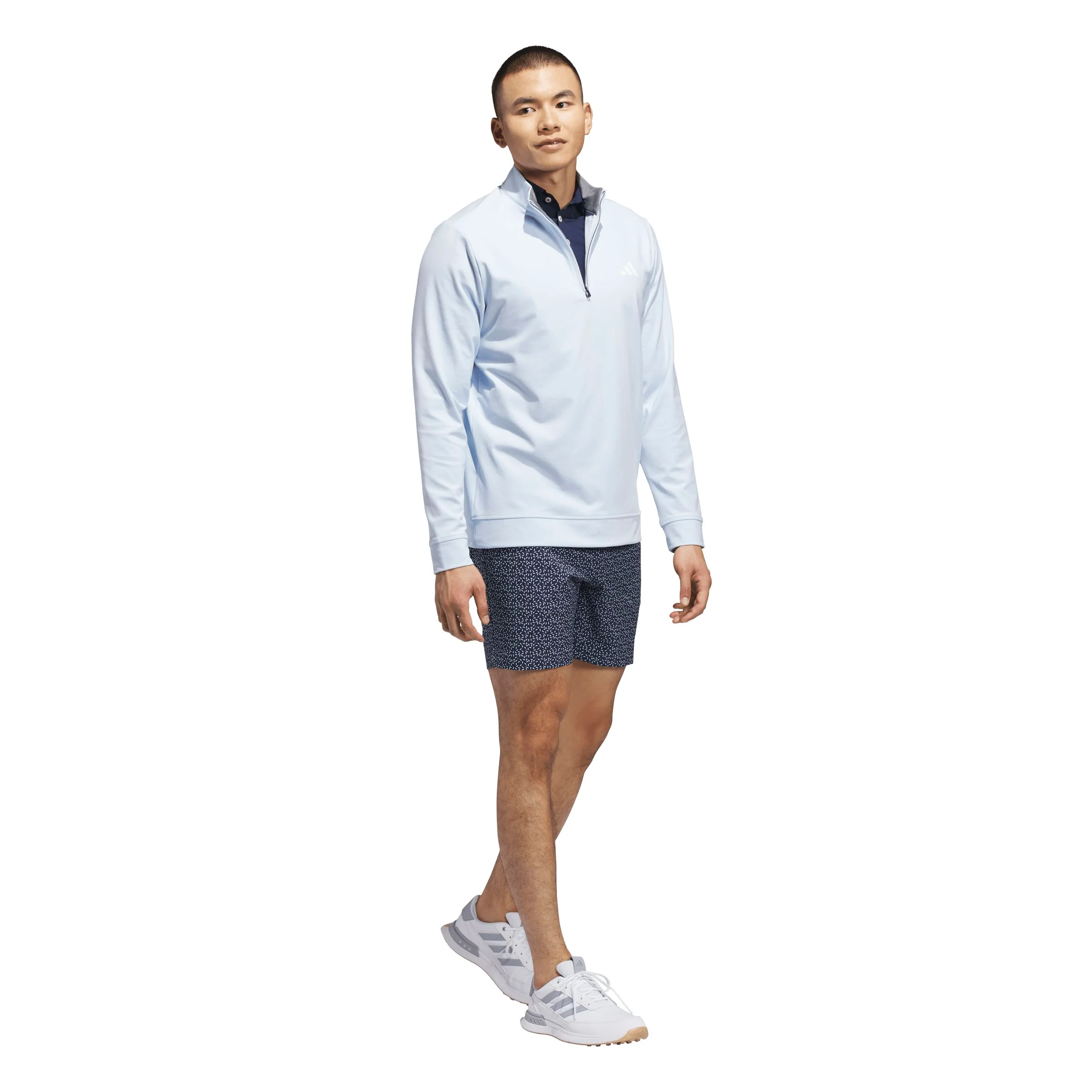 Adidas Sweatshirt 1/4 Zip Ultimate365 Bleu Ciel - Image 7