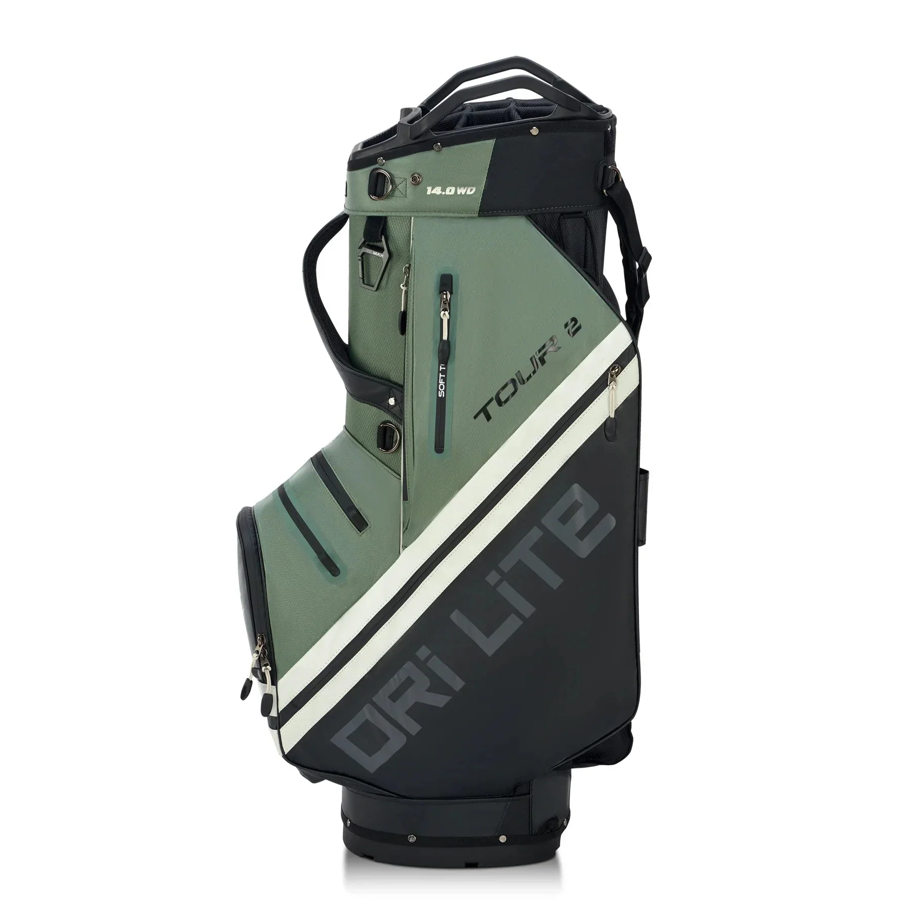 Big Max Sac Chariot Dri Lite Tour 2 Black Olive Off White - Image 9