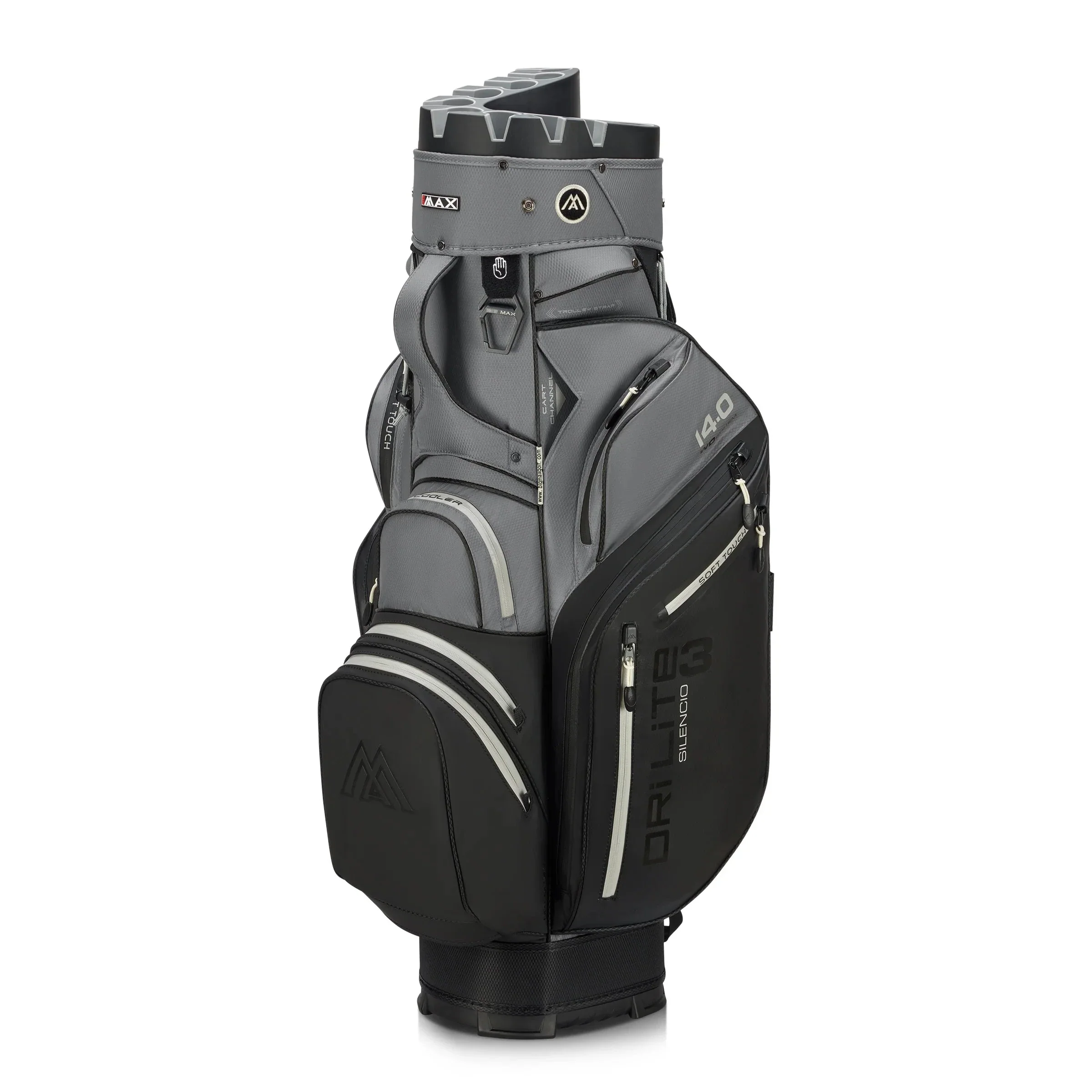 Big Max Sac Chariot Silencio 3 Black Grey