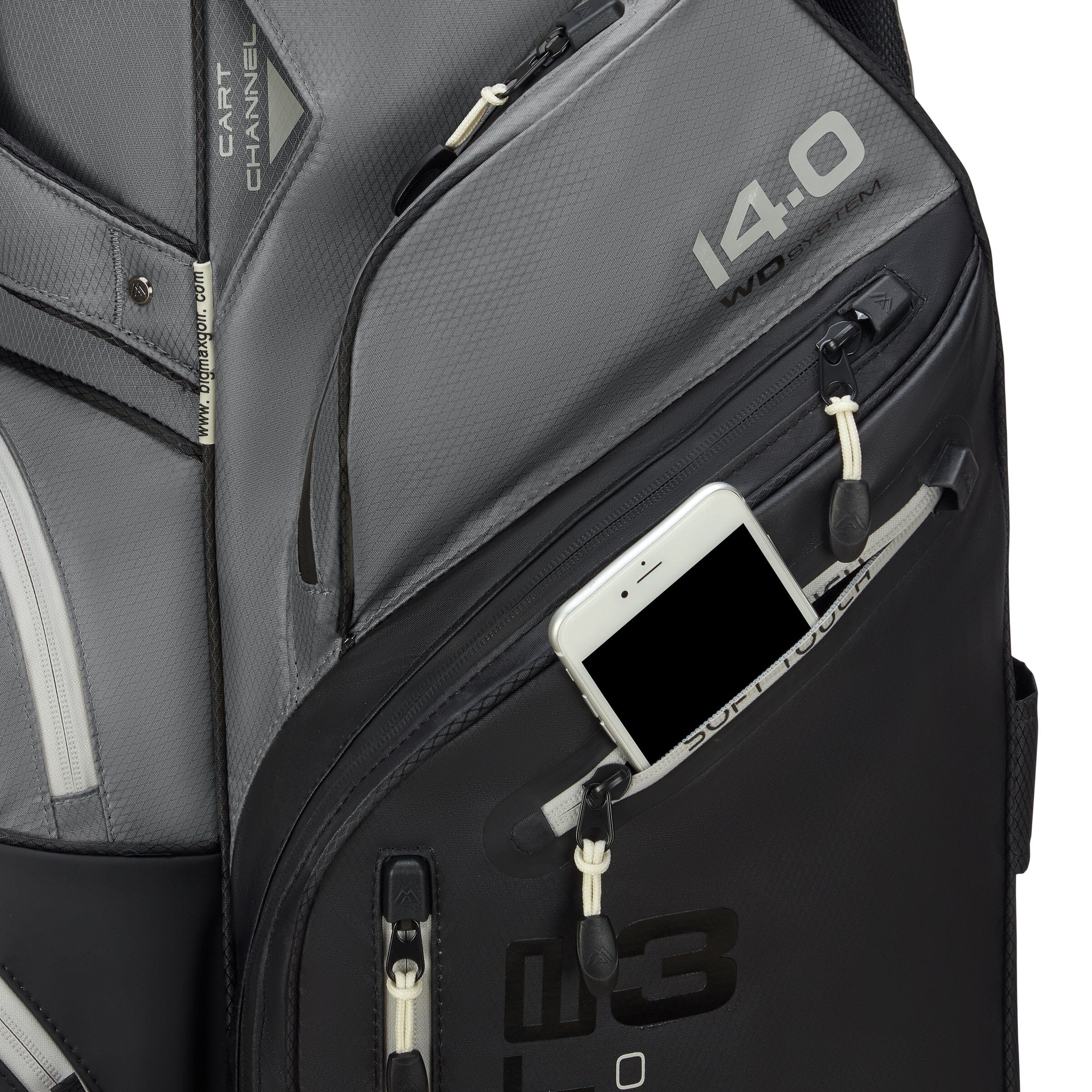 Big Max Sac Chariot Silencio 3 Black Grey - Image 8
