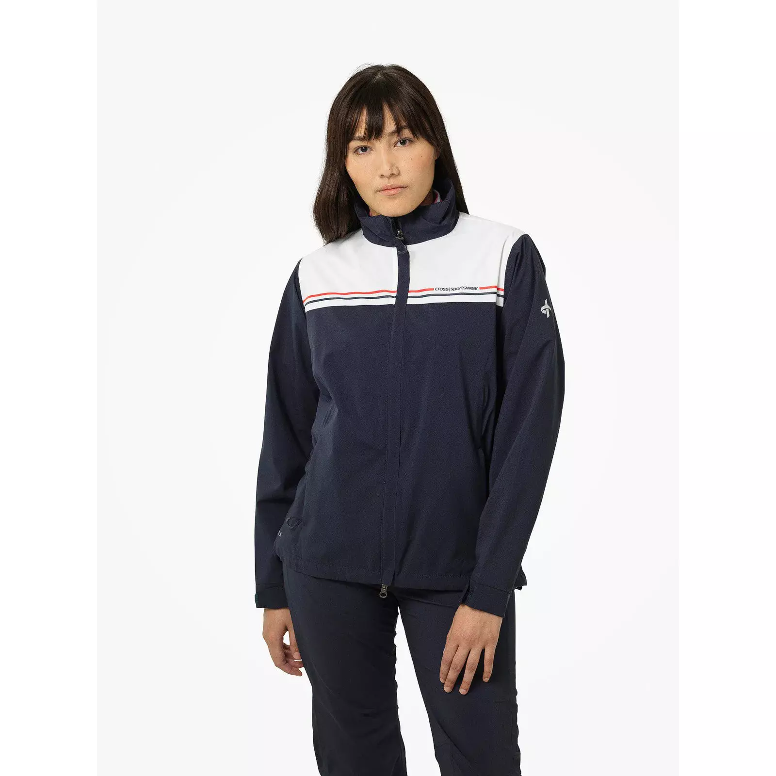 Crosswear Veste de pluie Coupe Vent Marine Femme - Image 3