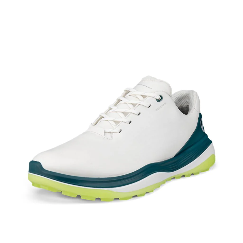 ECCO chaussure de golf M GOLF LT1 Blanche Vert Baygreen - Image 3