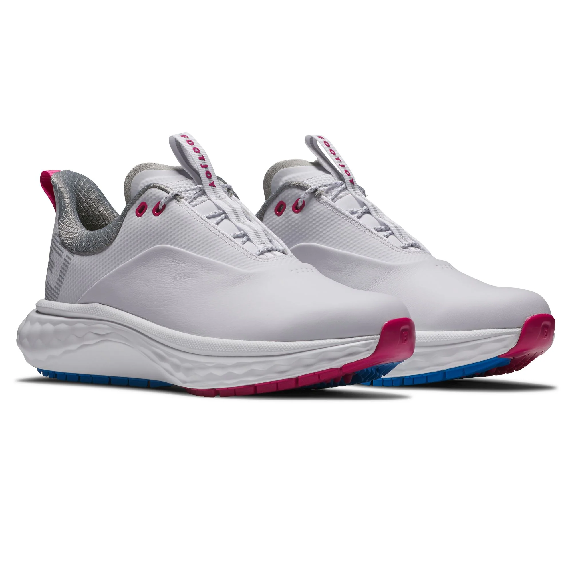 Footjoy Quantum Lady white Blue Pink - Image 3
