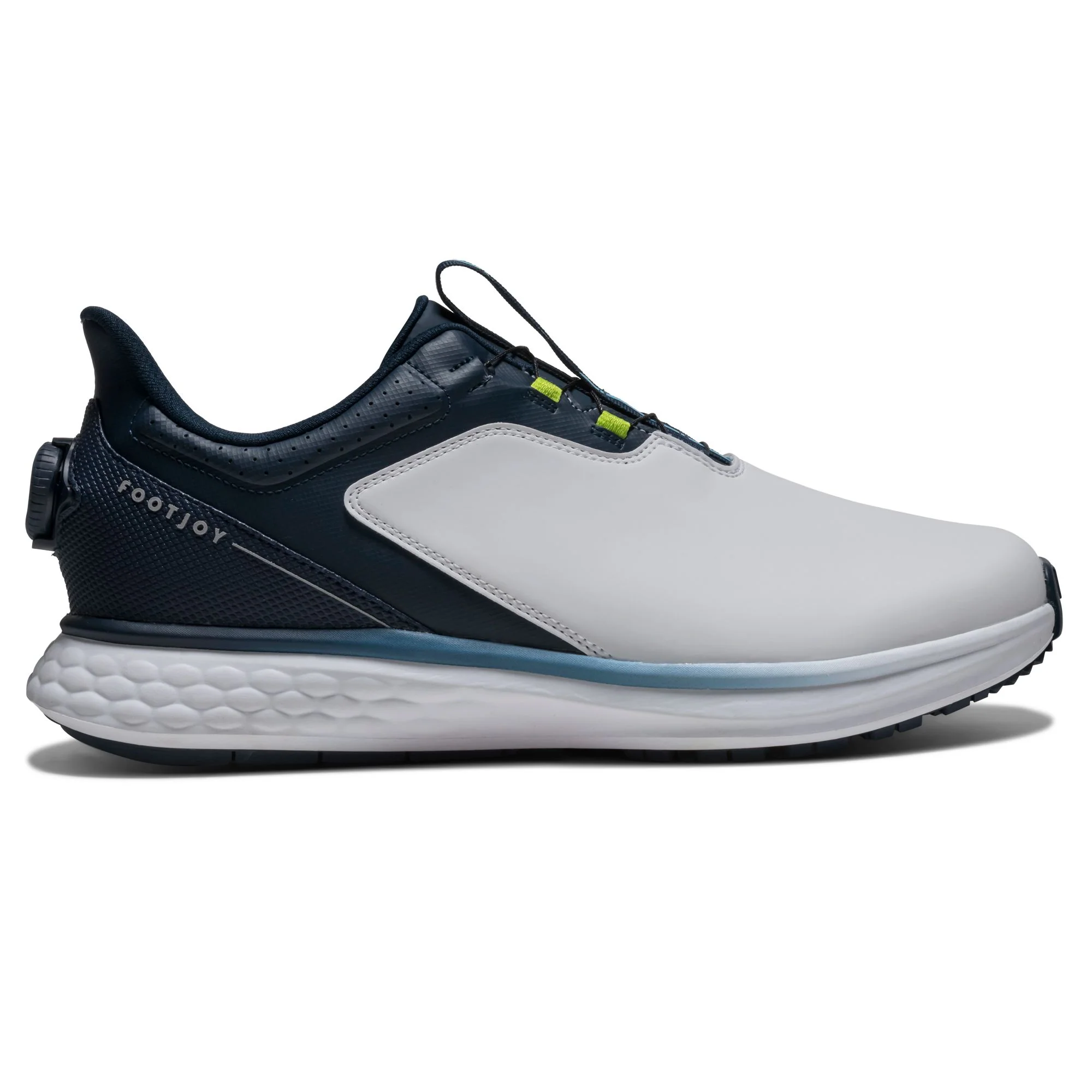 FootJoy Chaussure PULSE BOA blanche Marine Bleu