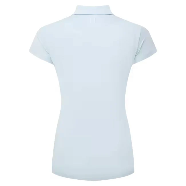Footjoy polo femme en fil d'Écosse bleu claire - Image 4