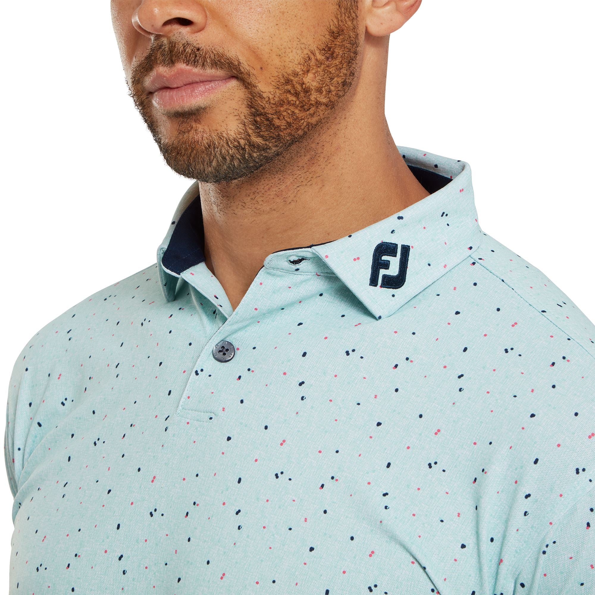 Footjoy Polo Golf Tweed Texture Sea Glass - Image 5
