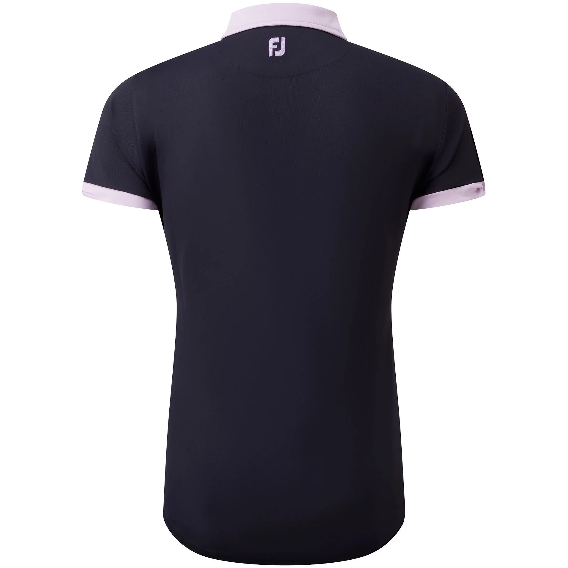 Footjoy Polo Piqué Uni 2023 NAVY Pink - Image 4