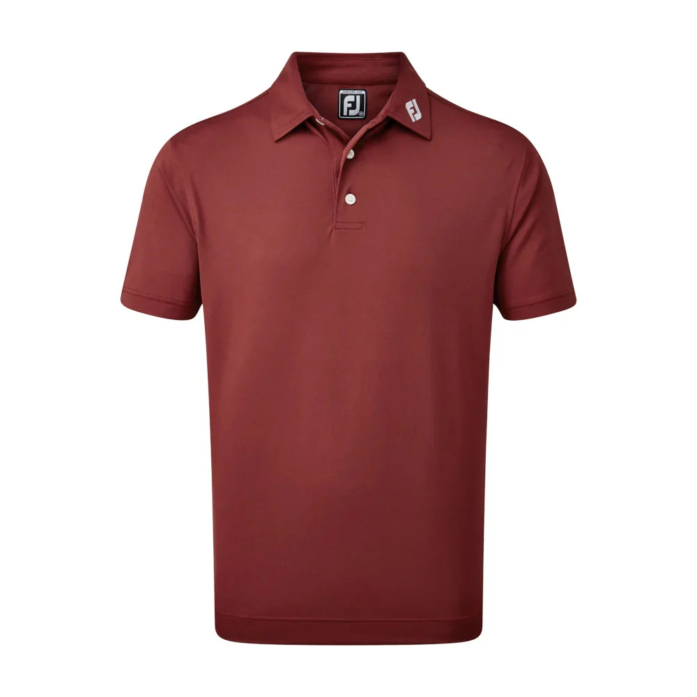 Footjoy Polo Stretch Piqué Bordeaux - Image 3