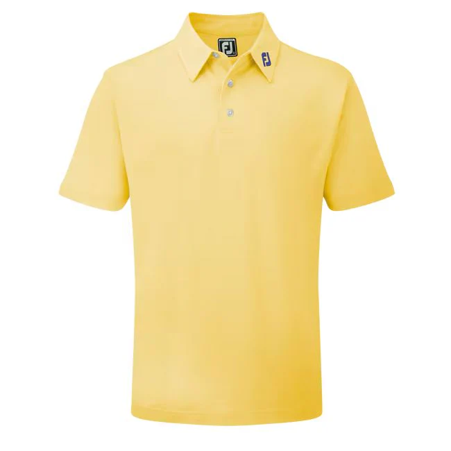 Footjoy polo Stretch Piqué Solid Jaune