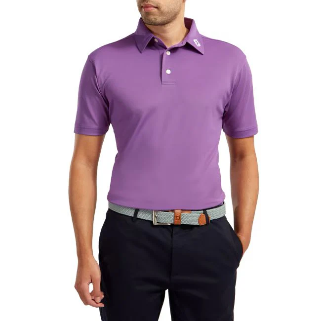 Footjoy polo Stretch Piqué Solid Violet - Image 2