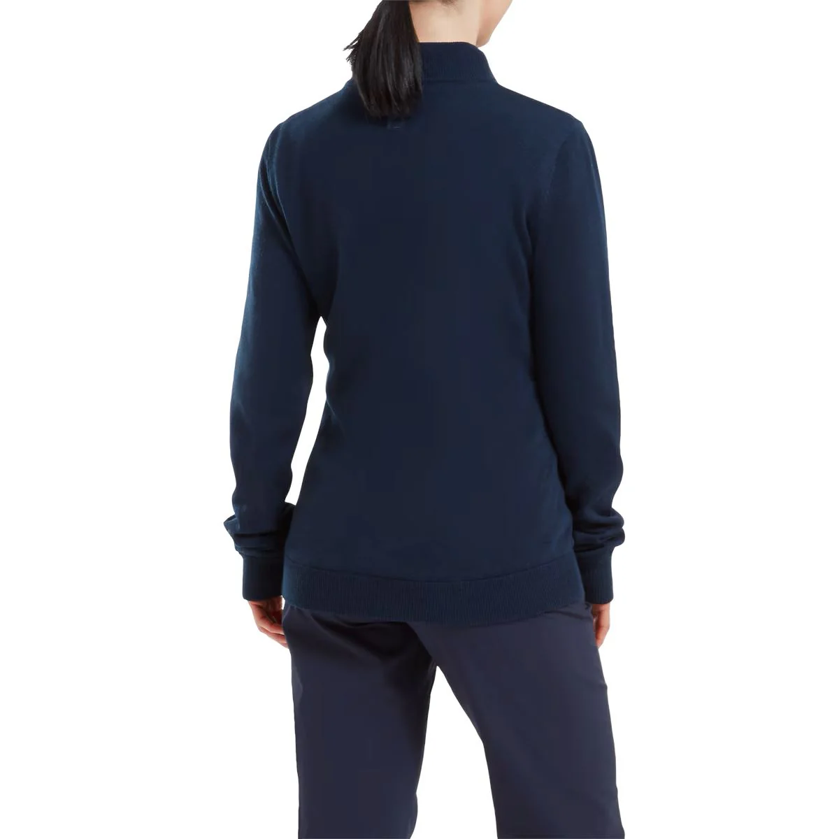 FootJoy Pull Full-Zip doublé Drirelease Femme Navy - Image 2