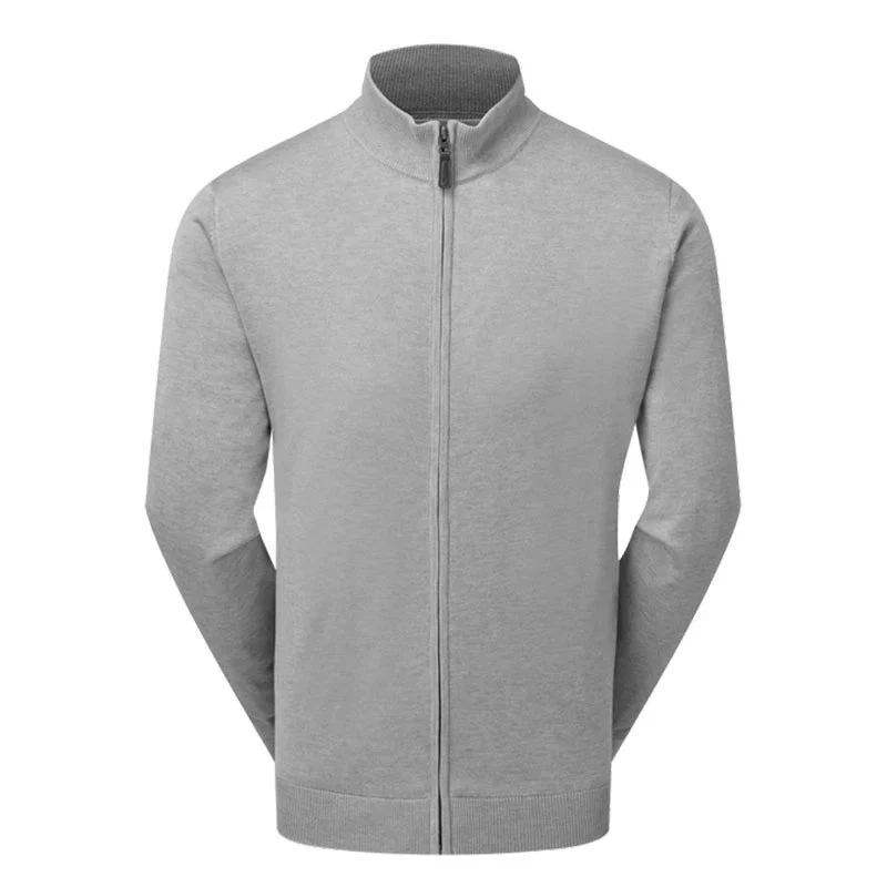 FootJoy Pull Full-Zip doublé Drirelease Gris - Image 3