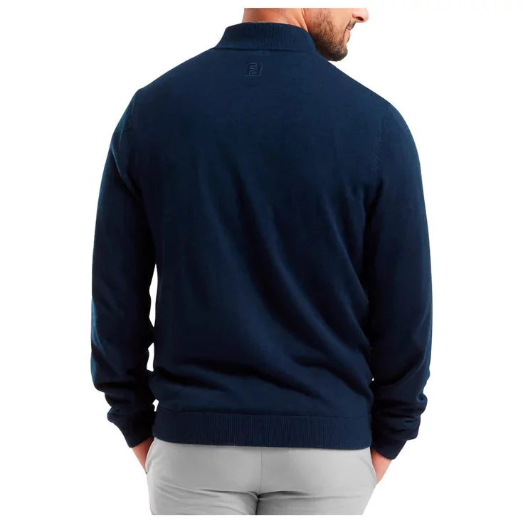 FootJoy Pull Full-Zip doublé Drirelease NAVY - Image 2