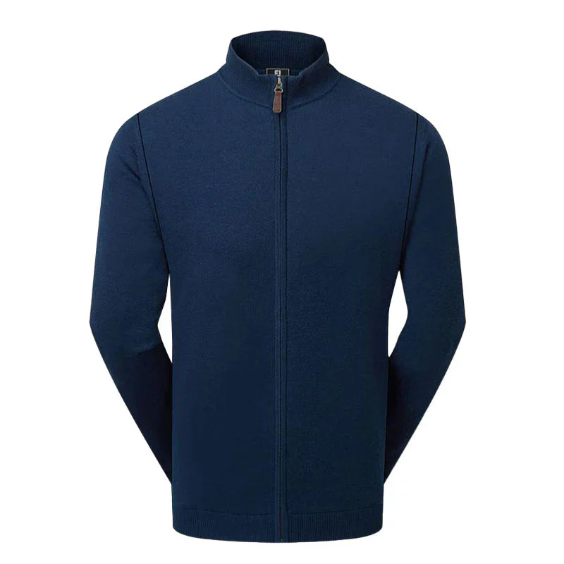 FootJoy Pull Full-Zip doublé Drirelease NAVY - Image 3