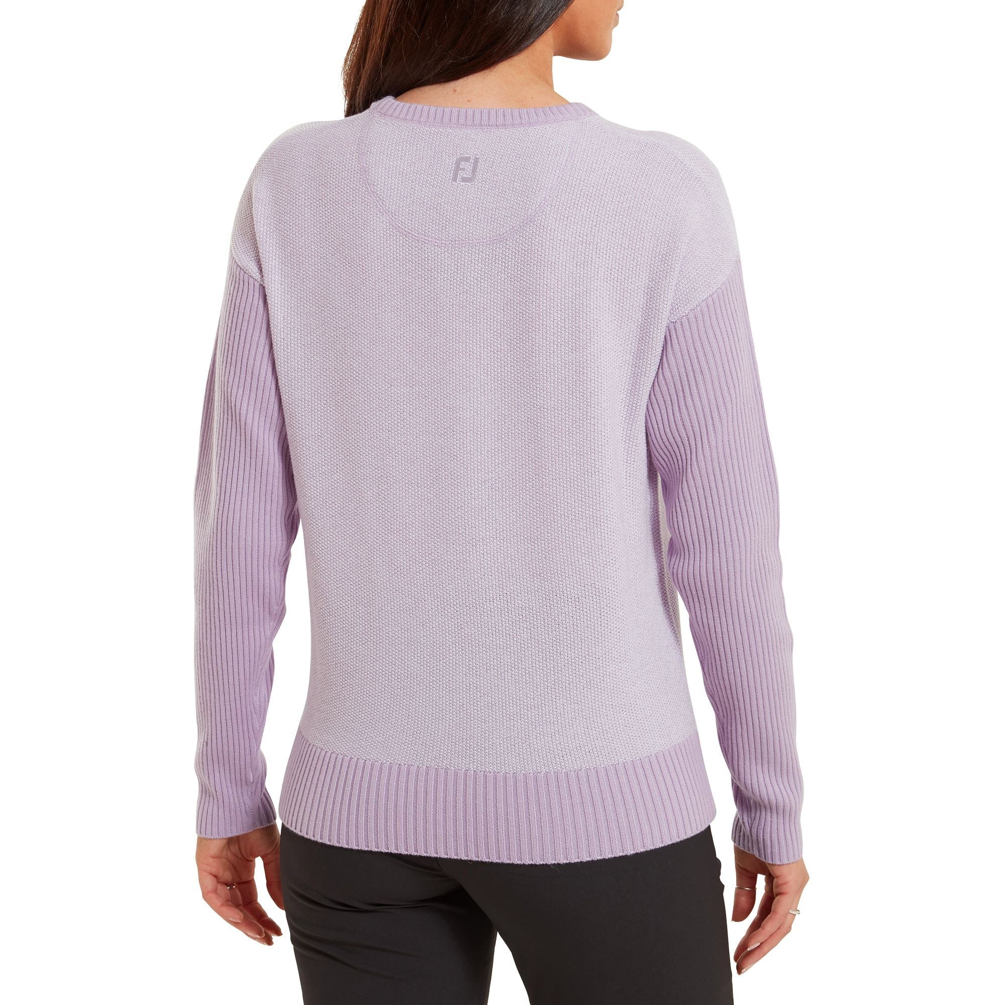 Footjoy pull-over avec col marin Pink - Image 3
