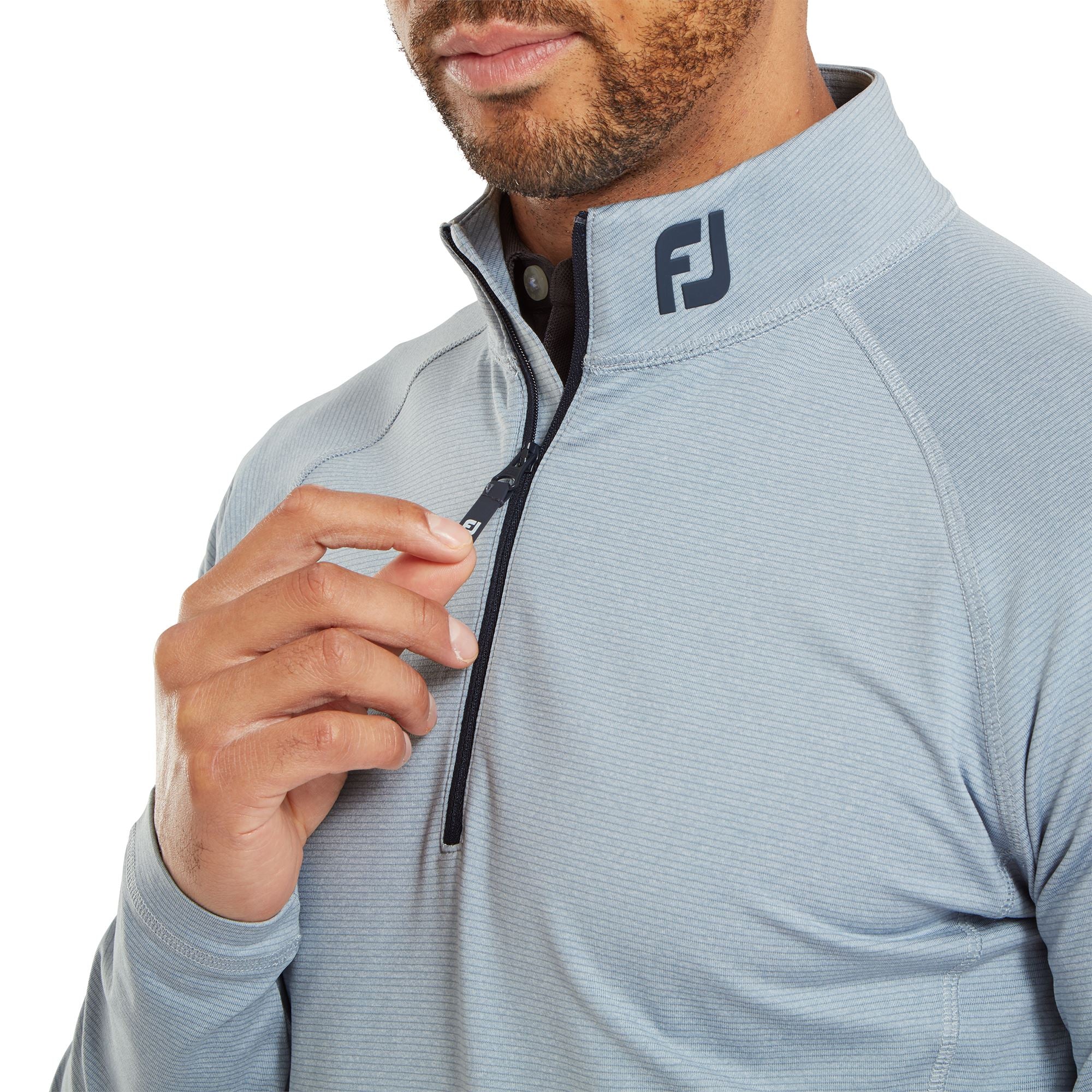 Footjoy Pullover Thermoseries gris chiné - Image 5