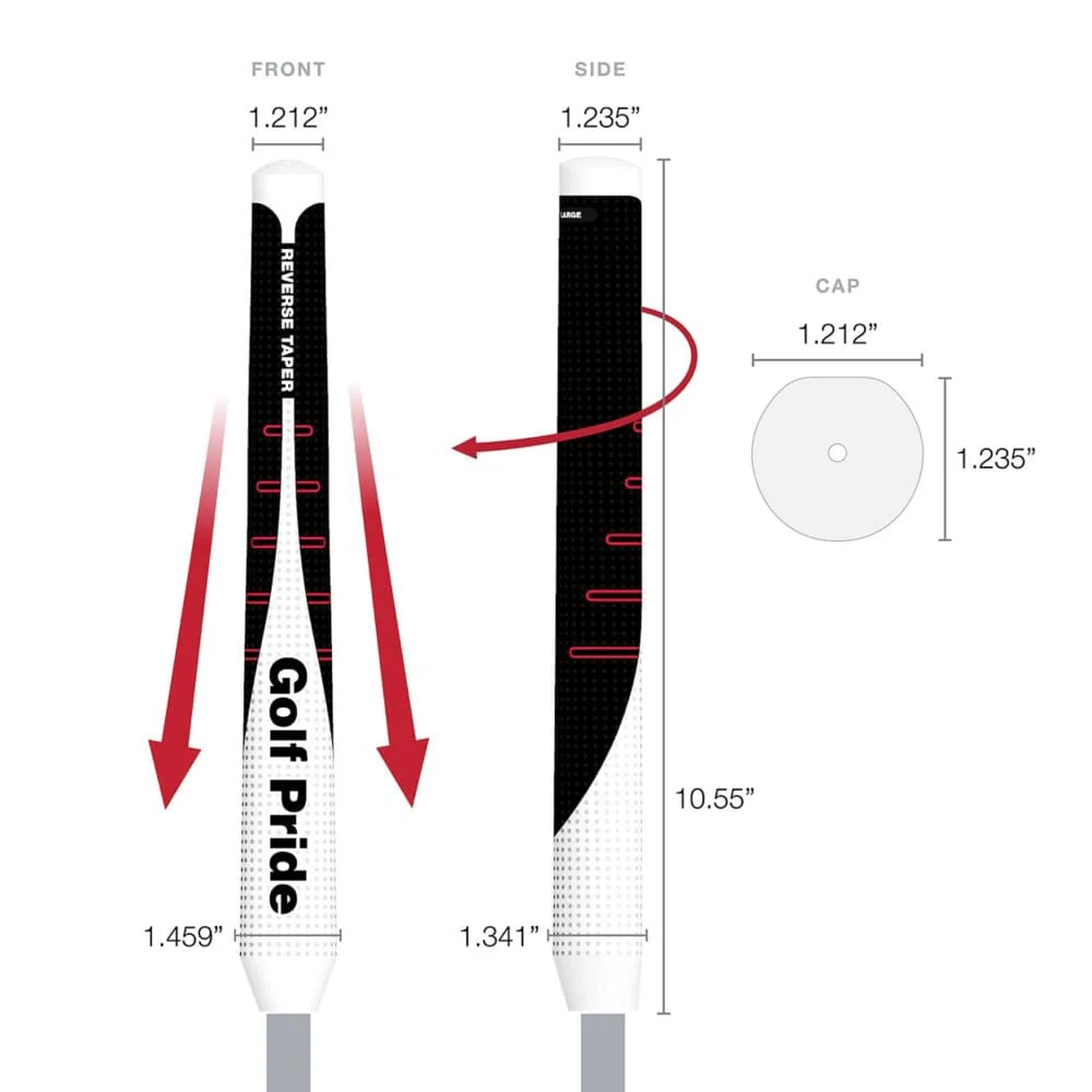 GolfPride Grip Putter Reverse Taper Round - Image 6
