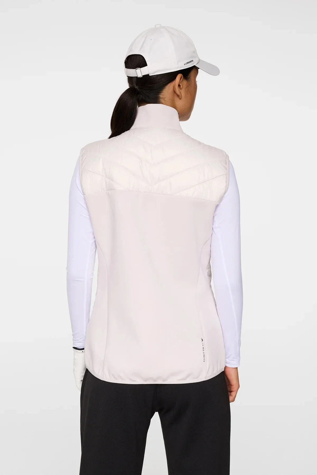 J.LINDEBERG  doudoune sans manche Madde Quilt Hybrid Vest Grey Lilac - Image 2