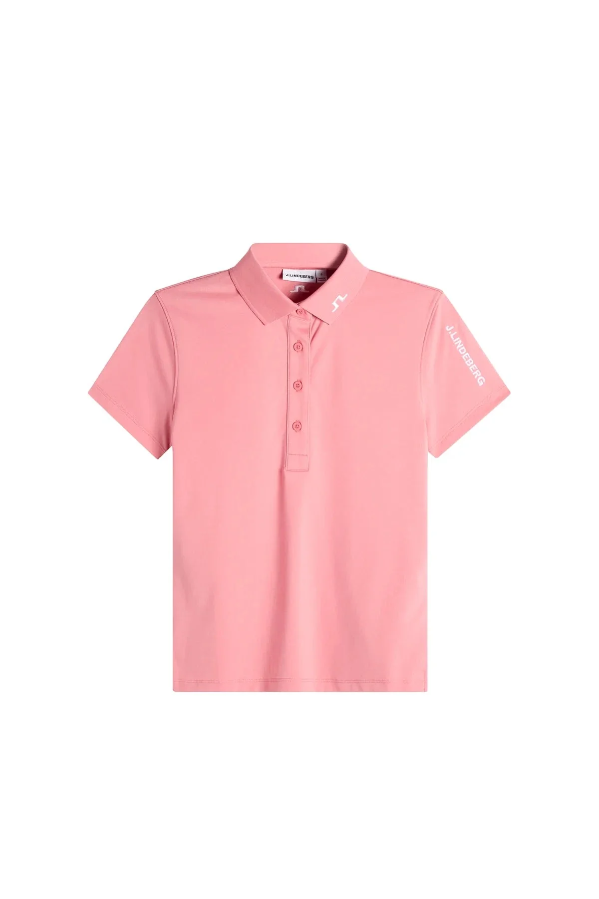 J.Lindeberg Polo Femme Tour Tech Flamingo Plume - Image 3