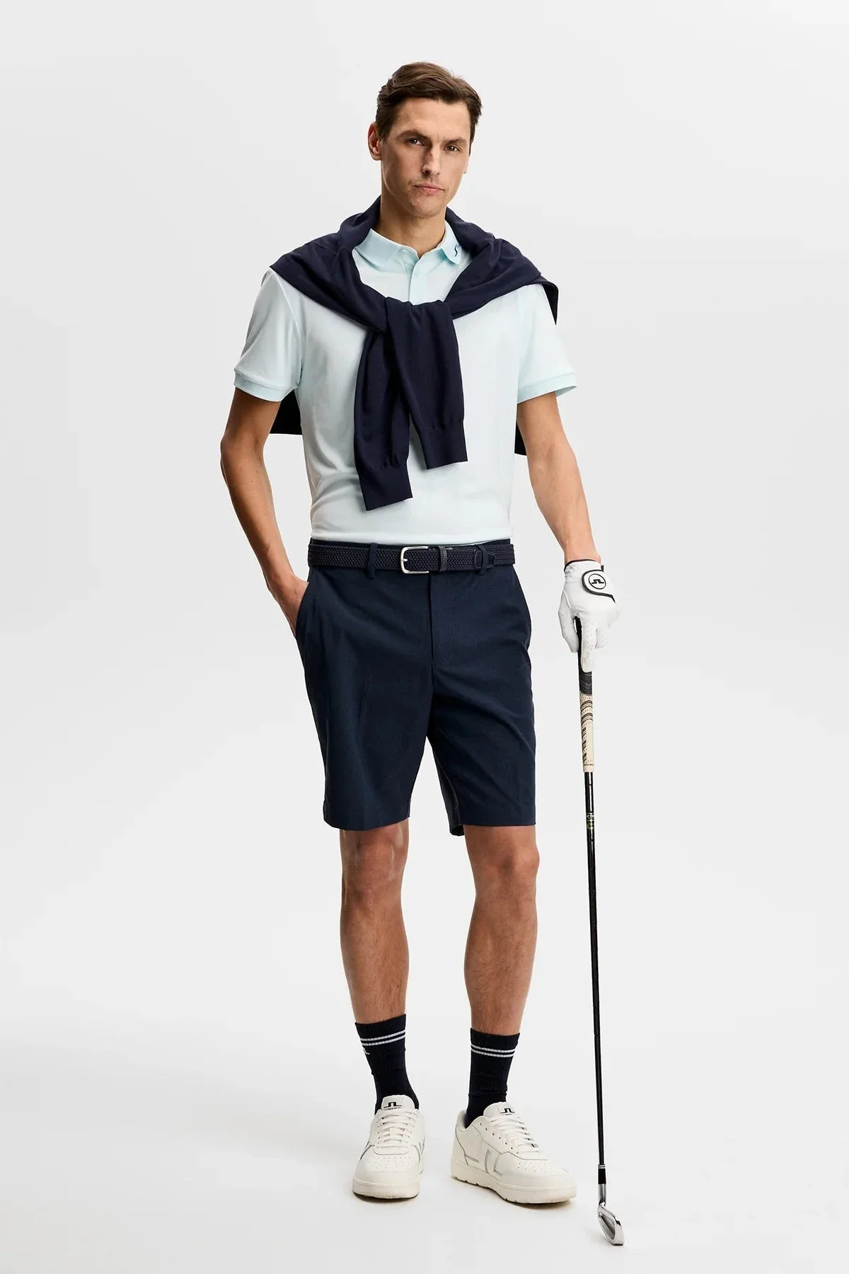 J.Lindeberg Polo KV Print Paradise Skylight M - Image 5