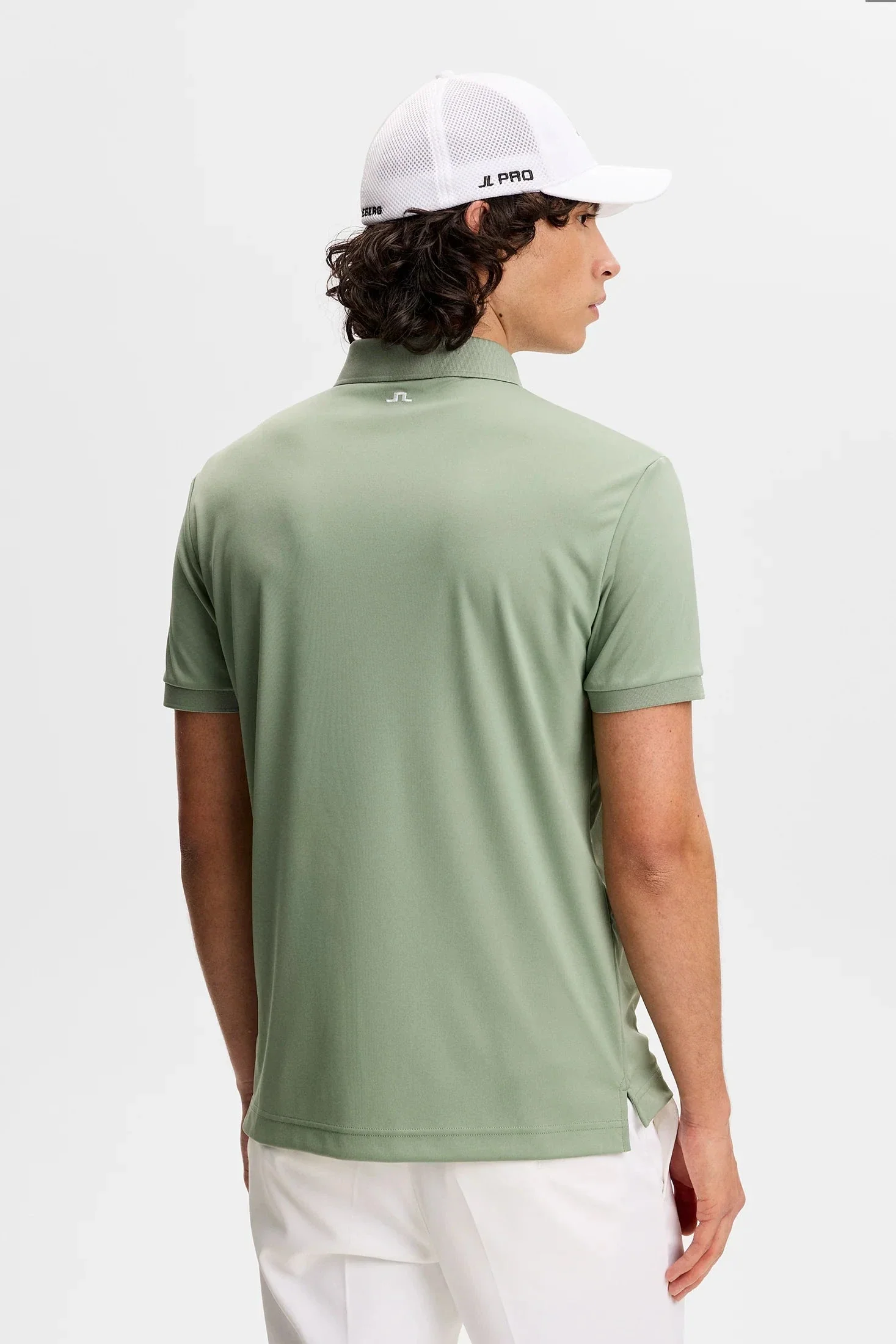 J.Lindeberg Polo Tour Tech Hedge Green - Image 2