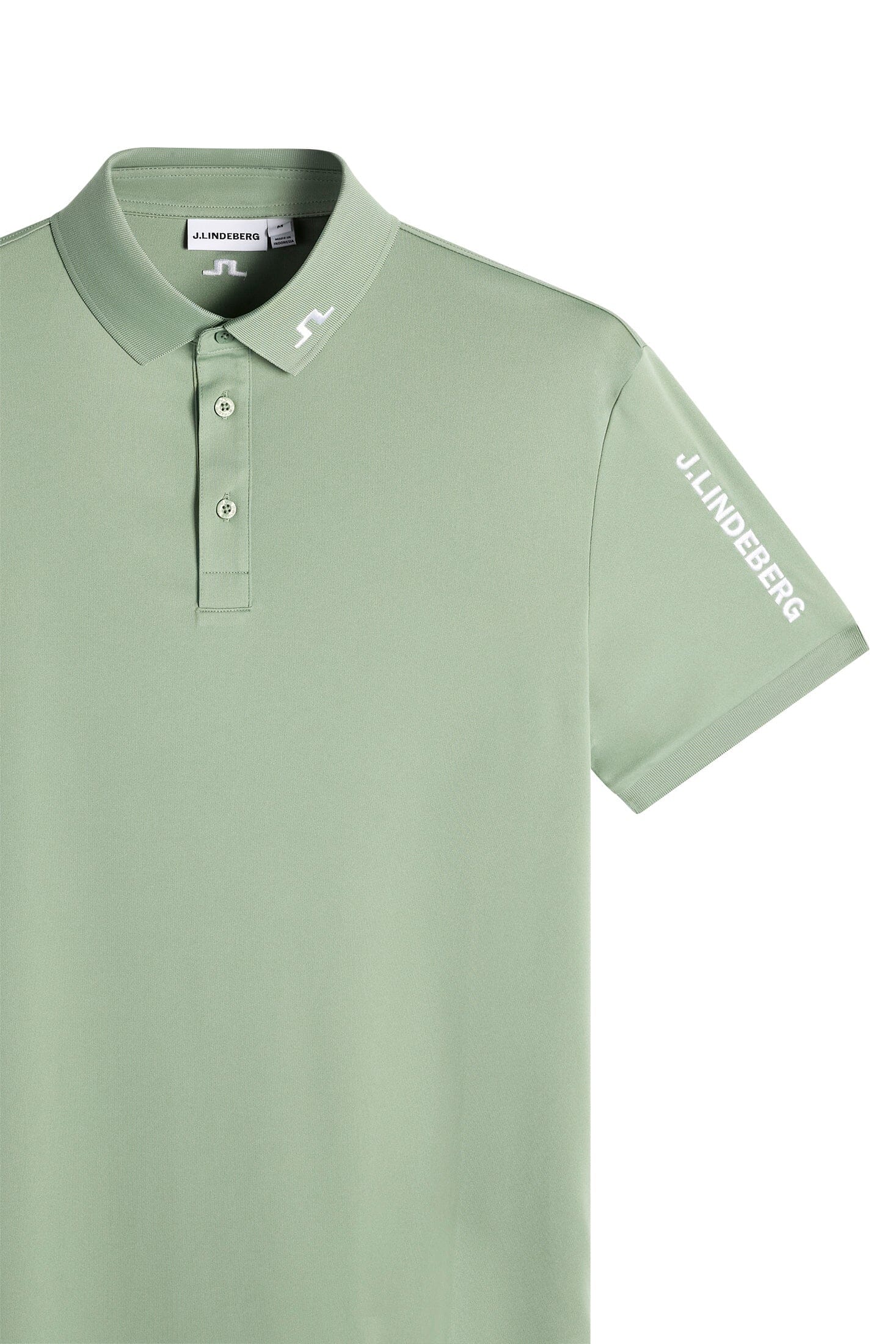 J.Lindeberg Polo Tour Tech Hedge Green - Image 6