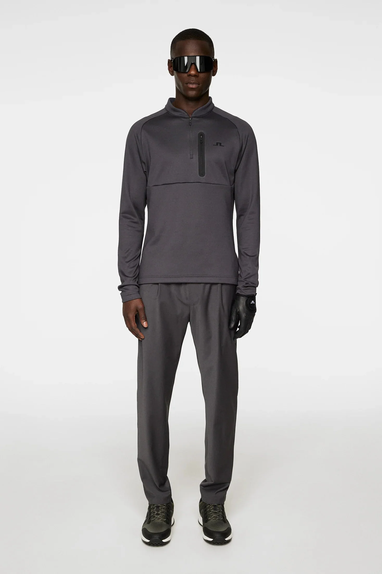 J.LINDEBERG Pull Quart de zip ADAM MIDLAYER Navy - Image 8