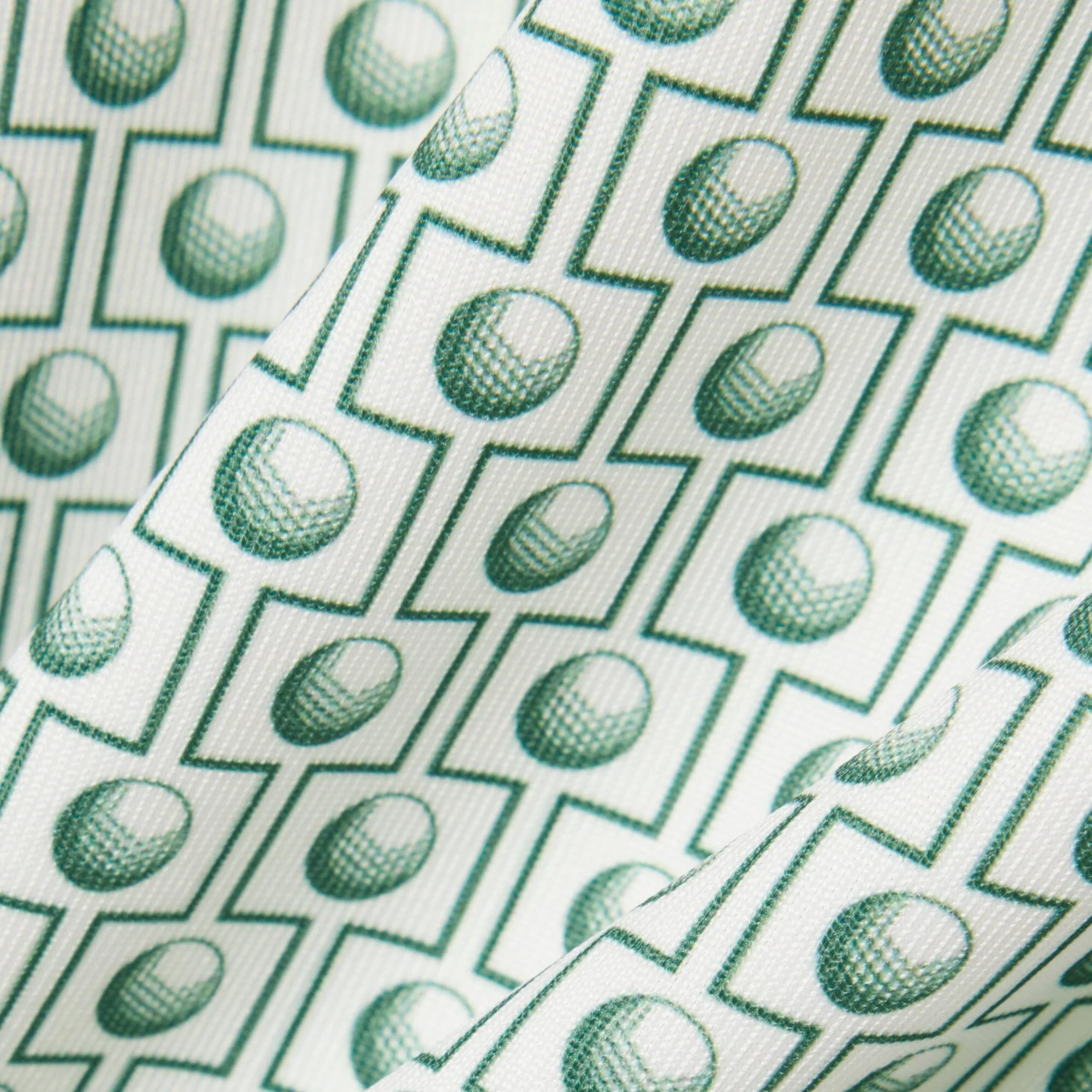 Lacoste Polo Golf regular fit imprimé Blanc Vert - Image 2