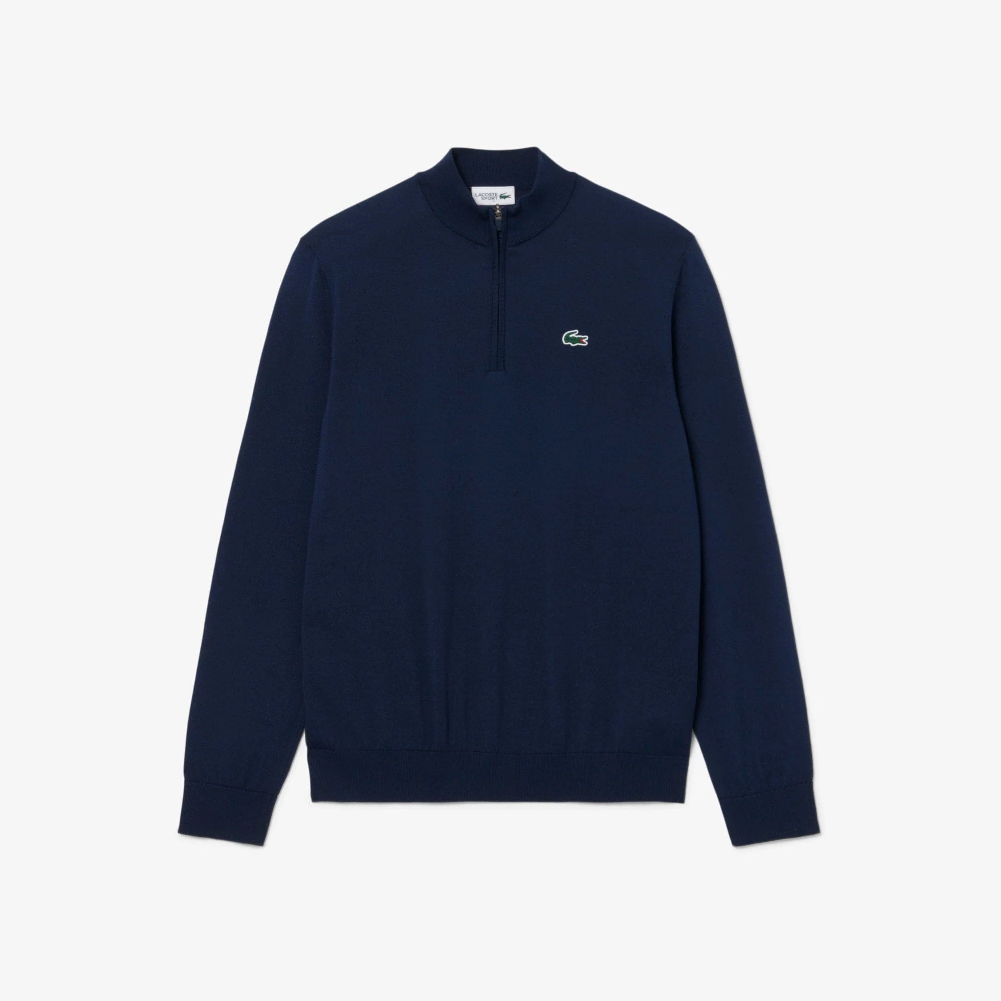 Lacoste Pull Golf quart-zip thermorégulateur Bleu Nuit - Image 3
