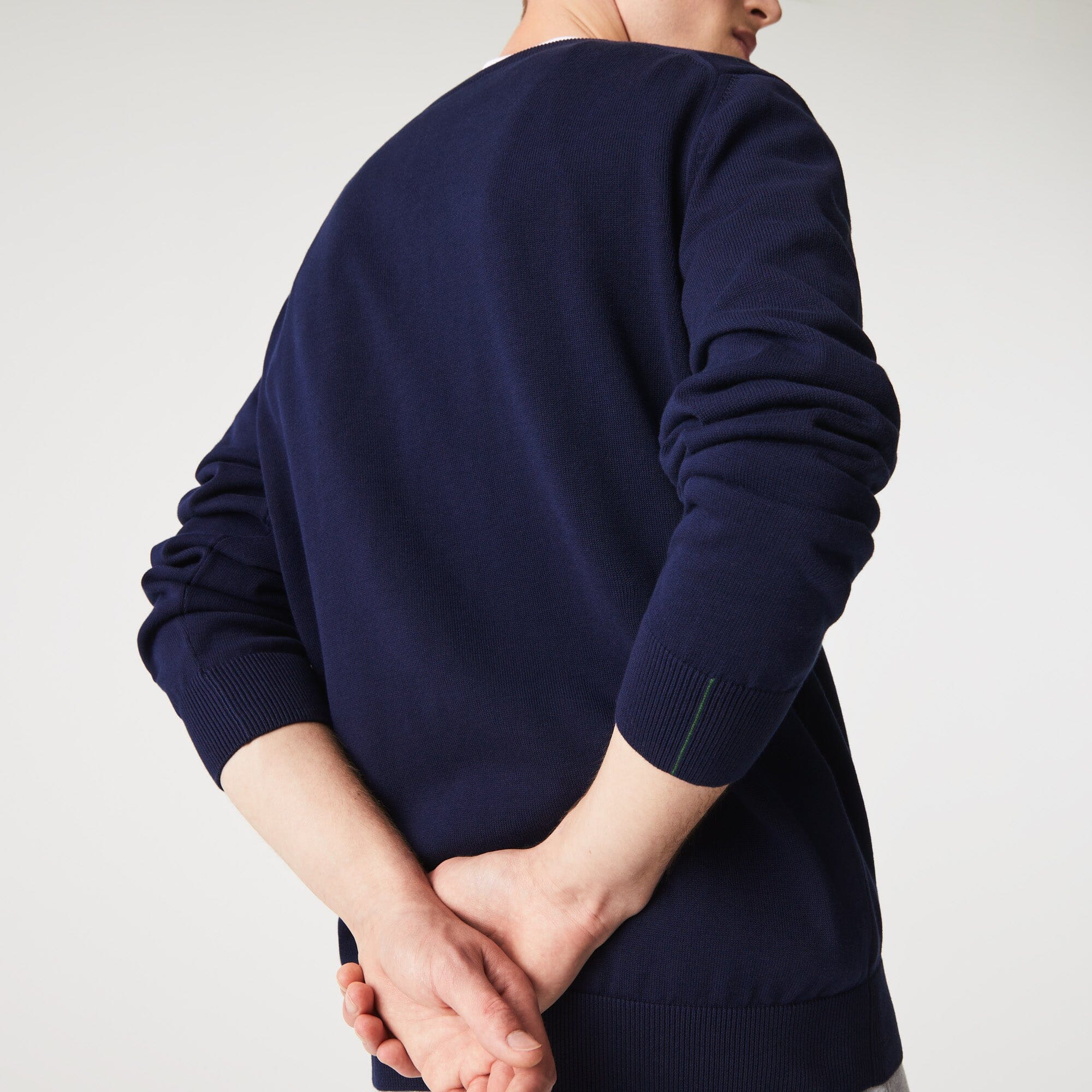Lacoste Pull Tricot Navy - Image 3