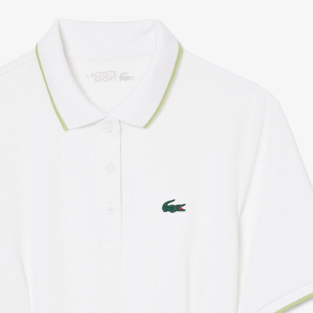 Lacoste Robe polo Golf ultra dry Blanche - Image 3