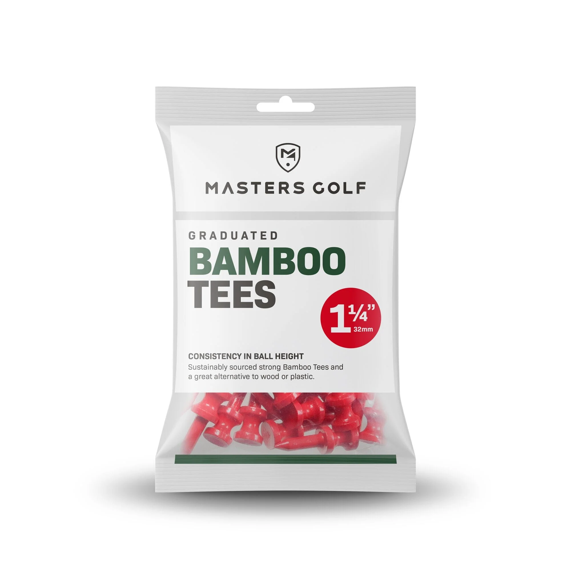 Masters Bamboo Tees à étage 32mm