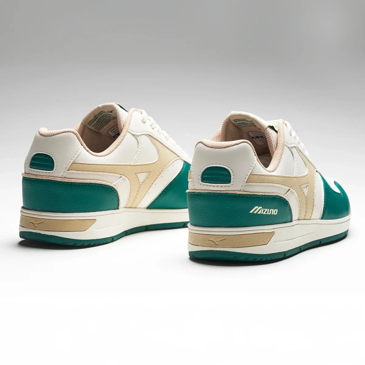 Mizuno Chaussures de golf City Wind GS Alpine Green/Pale Khaki/Snow White - Image 3