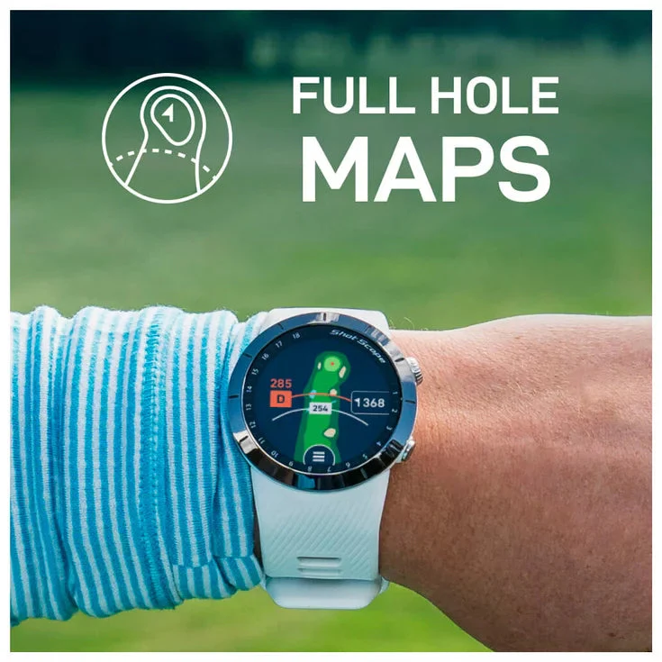 Montre Shot Scope X5 GPS Blanche - Image 5