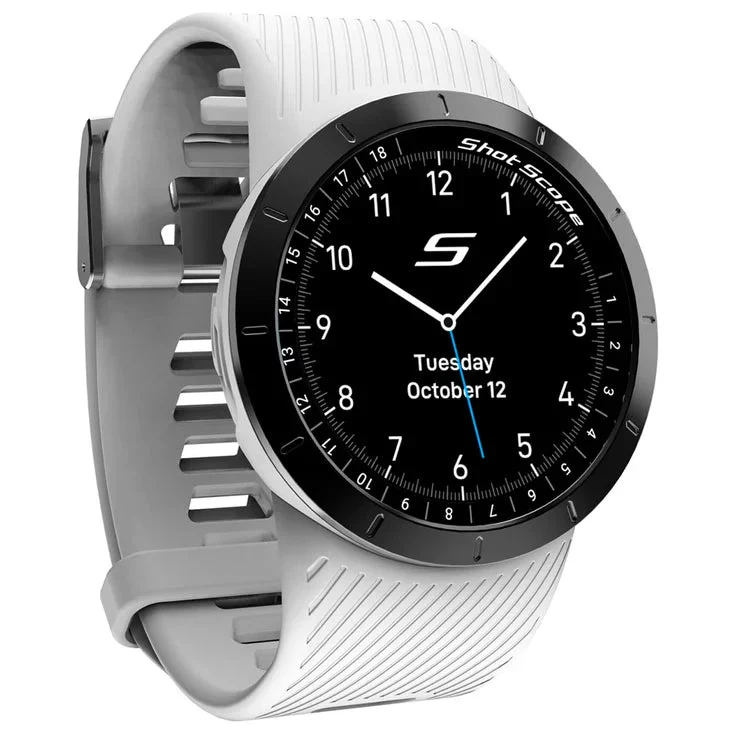 Montre Shot Scope X5 GPS Blanche - Image 6
