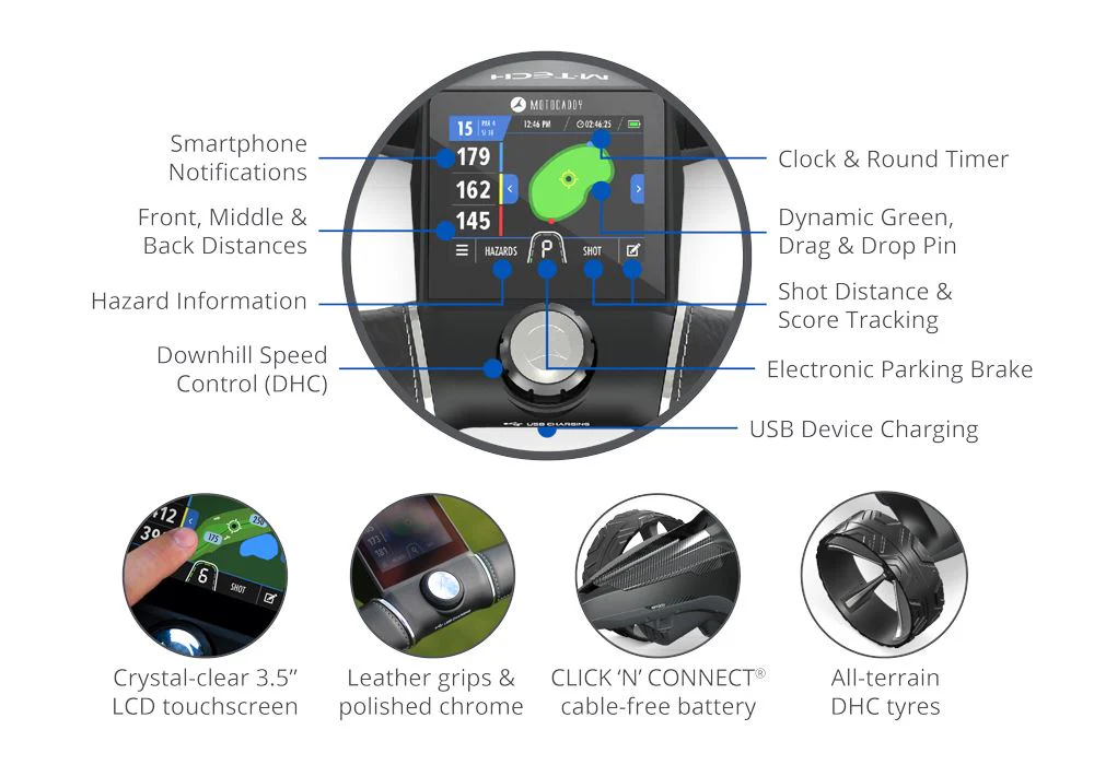 Motocaddy M-tech GPS DHC chariot électrique 2024 - Image 7
