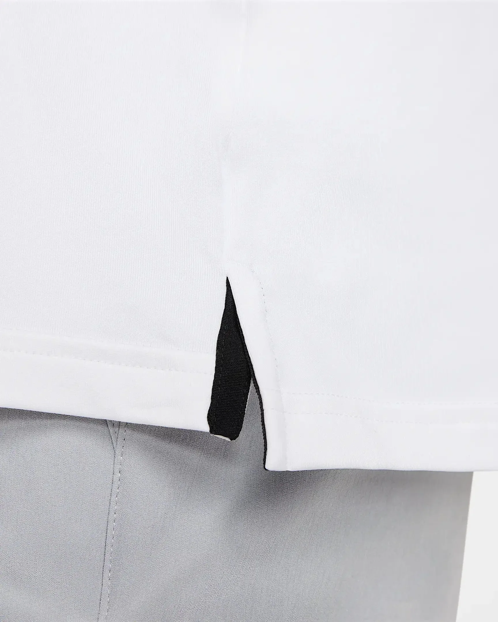 Nike Polo Dri Fit Solid Tour White - Image 4
