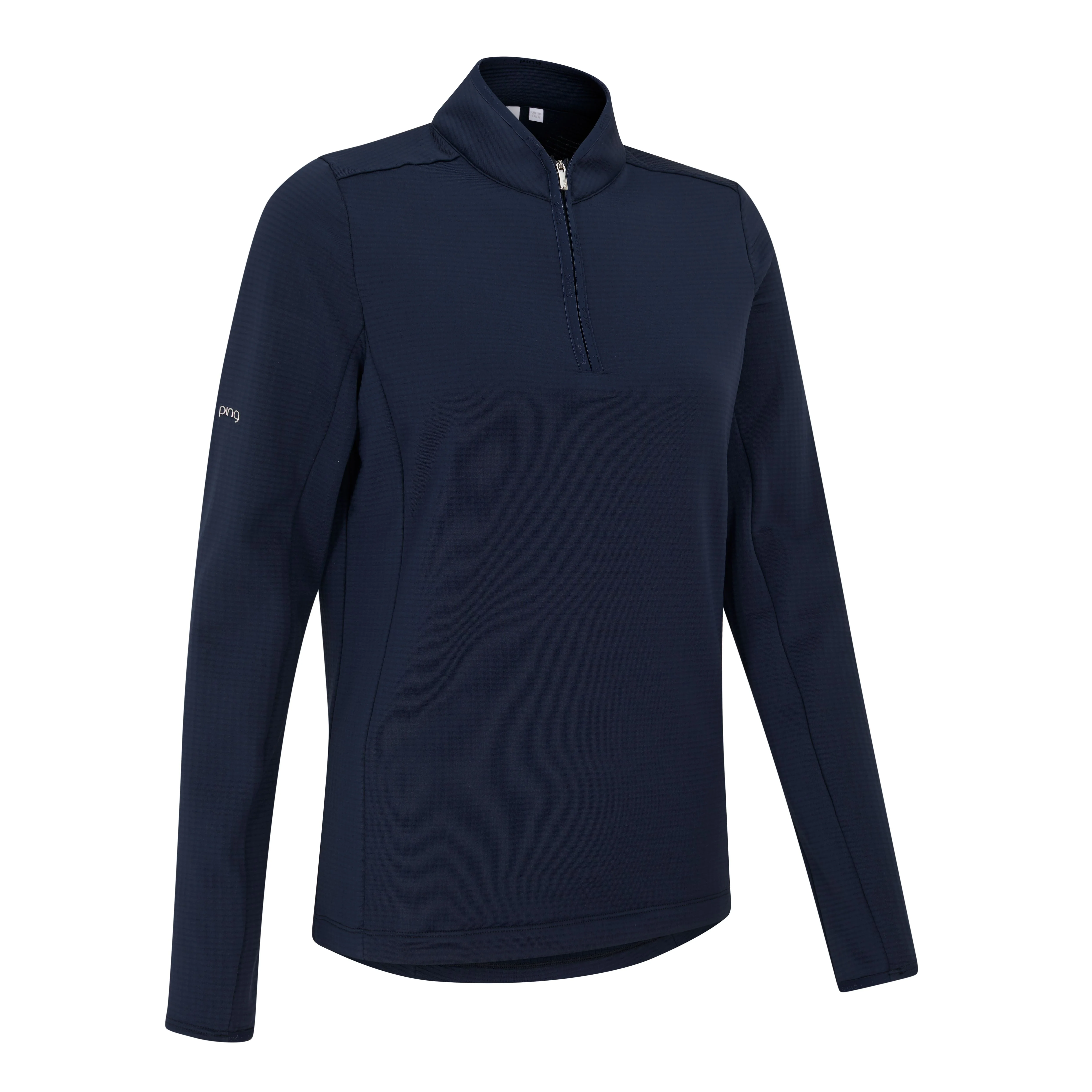 Ping Pull 1/4 Zip midlayer Abigale Bleu Marine - Image 2
